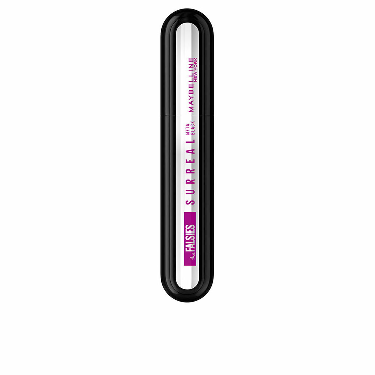 Mascara Maybelline The Falsies Surreal Meta black 10 ml in sleek packaging for enhanced lash volume.