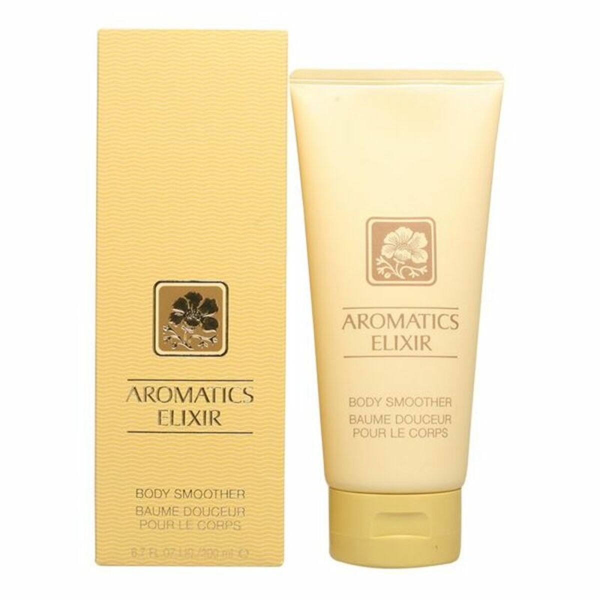 Lotion corporelle Aromatics Elixir Clinique 200 ml, baume douceur pour le corps, soin de la peau pour femmes.