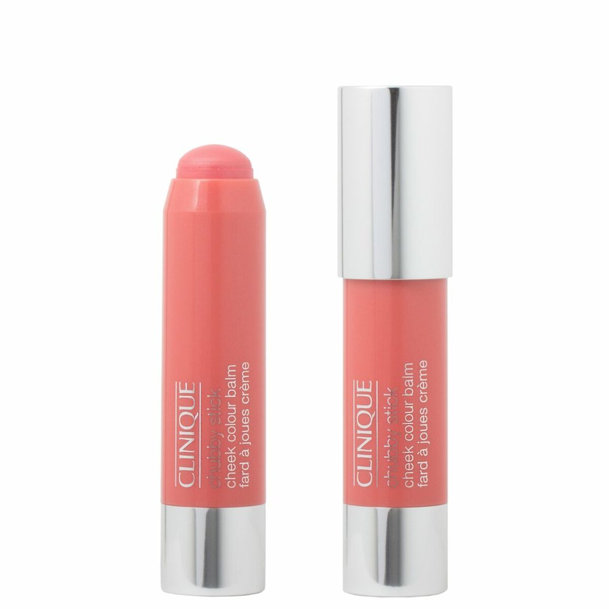 Set de Maquillage Clinique Chubby Stick en rose pour un look frais et lumineux, texture crème, unisexe.