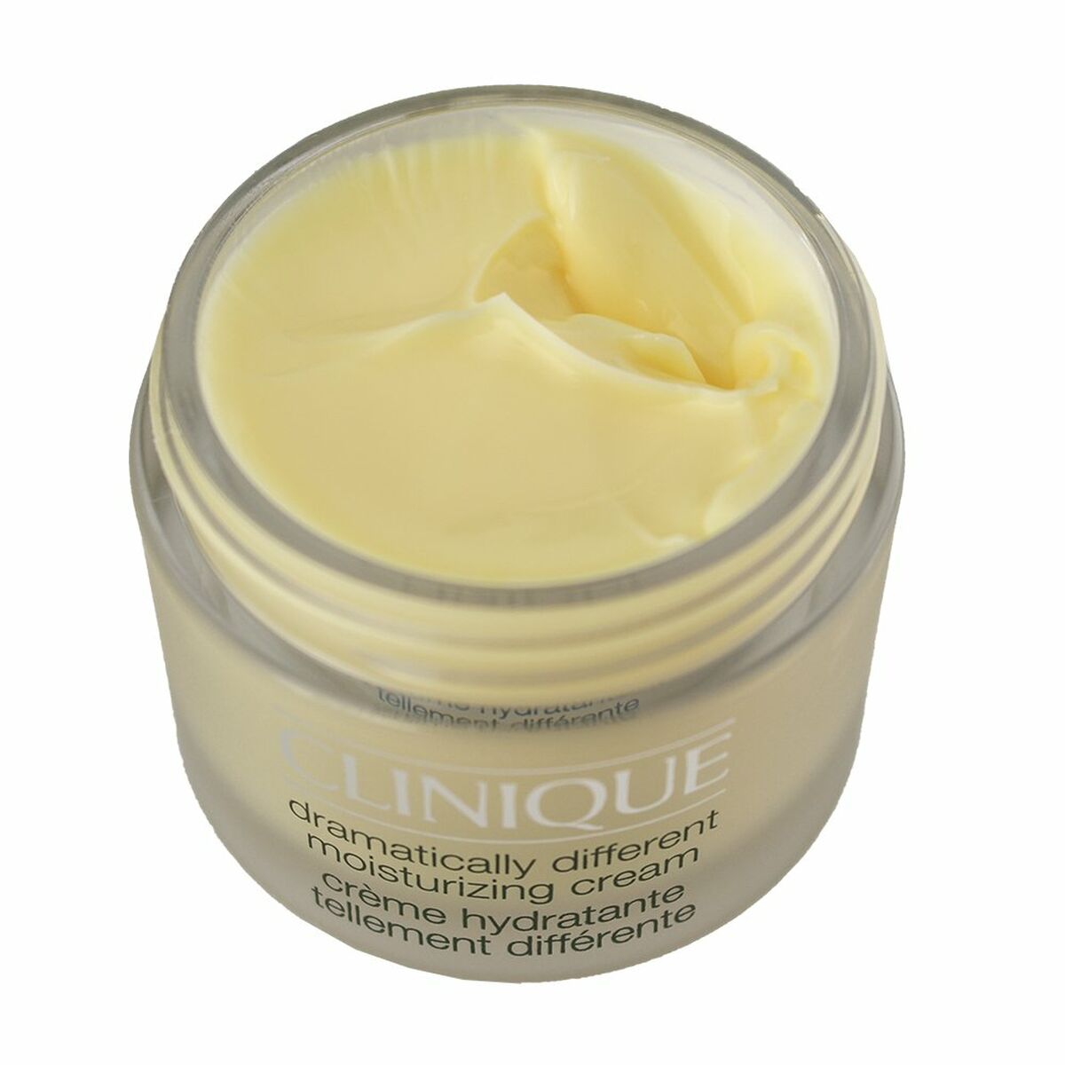 Crème Hydratante pour le Visage Clinique Dramatically Different 50 ml dans un pot, crème douce et hydratante.