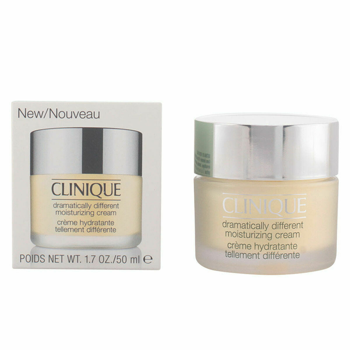 Crème hydratante pour le visage Clinique Dramatically Different 50 ml avec emballage, soin de la peau de qualité.