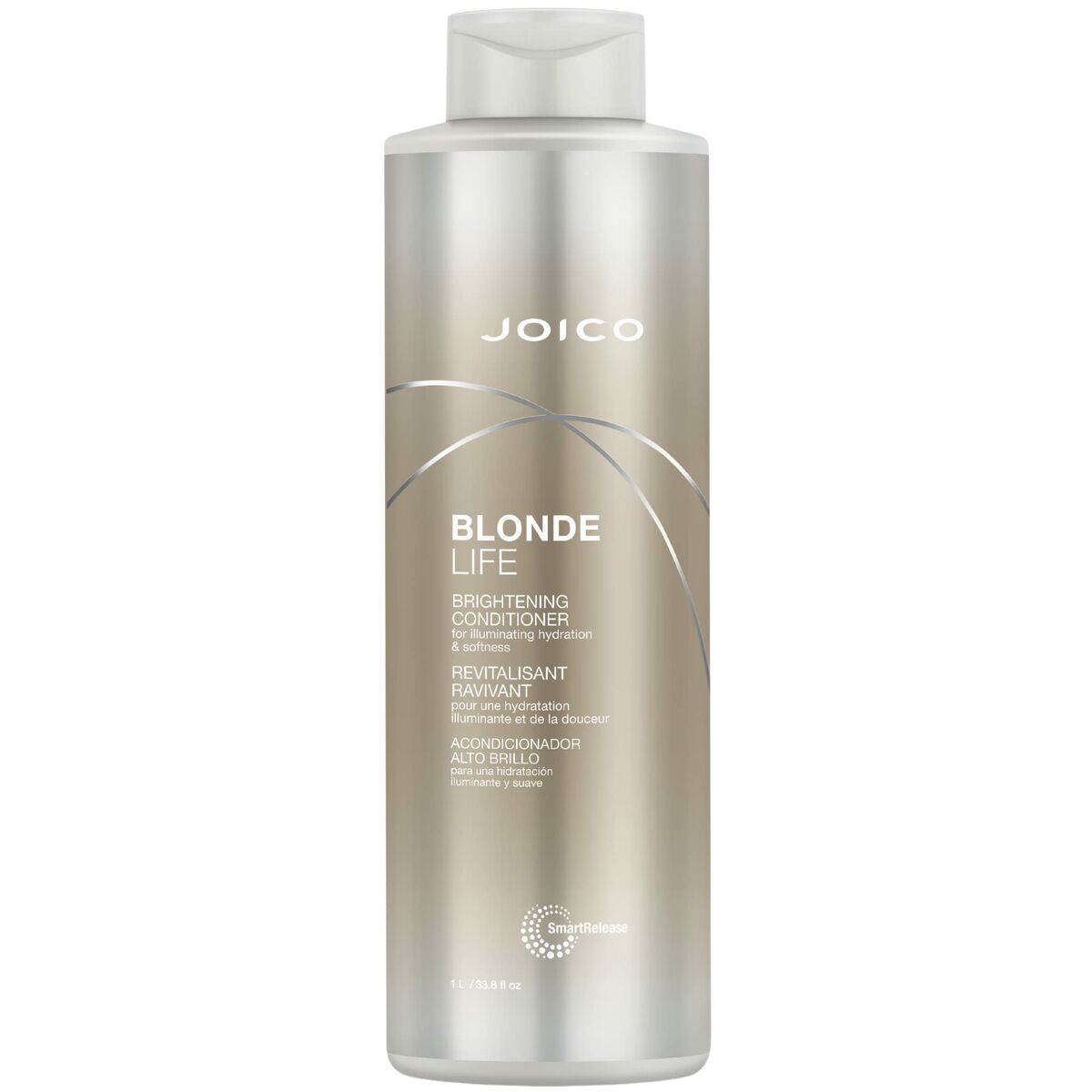 Conditionneur Raviveur de Couleur Joico BLONDE LIFE 1 L pour cheveux blonds, hydratant et lumineux.