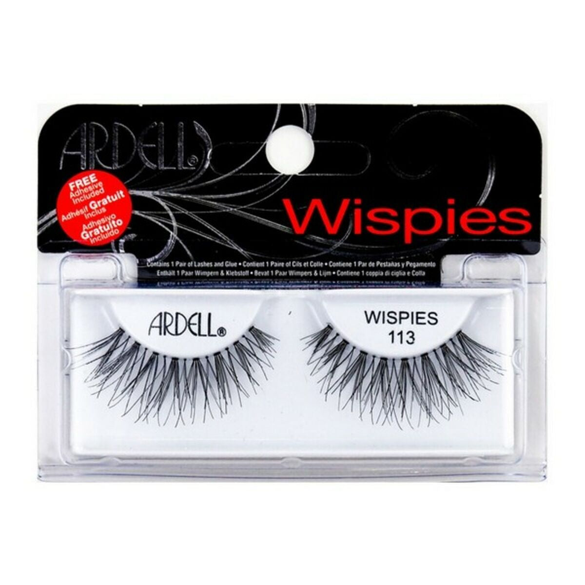 Faux cils Pocket Pack Ardell Wispies 113 black, idéal pour un look glamour et séduisant, 100% authentique.
