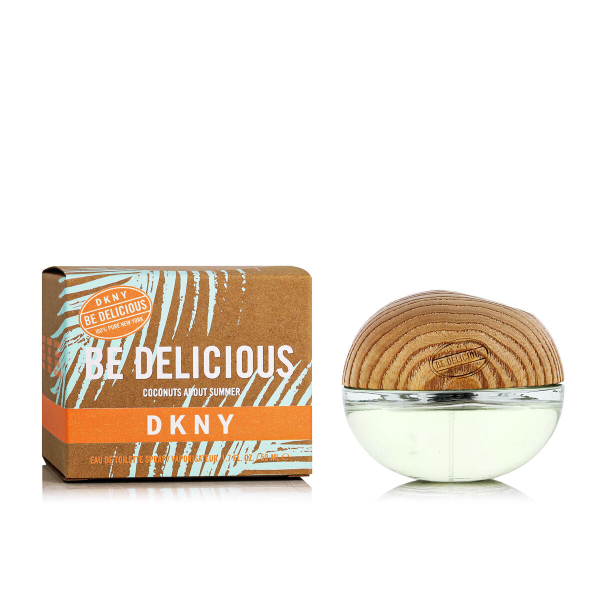 Parfum femme DKNY Be Delicious Coconuts About Summer EDT 50ml avec boîte, parfum authentique pour l'été.