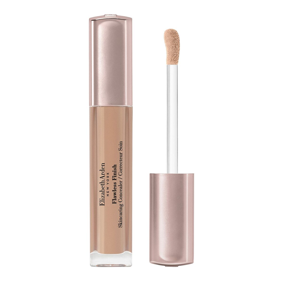 Correcteur facial Elizabeth Arden Flawless Finish Nº 6, correcteur unisexe, non comédogène, produit dermocosmétique.
