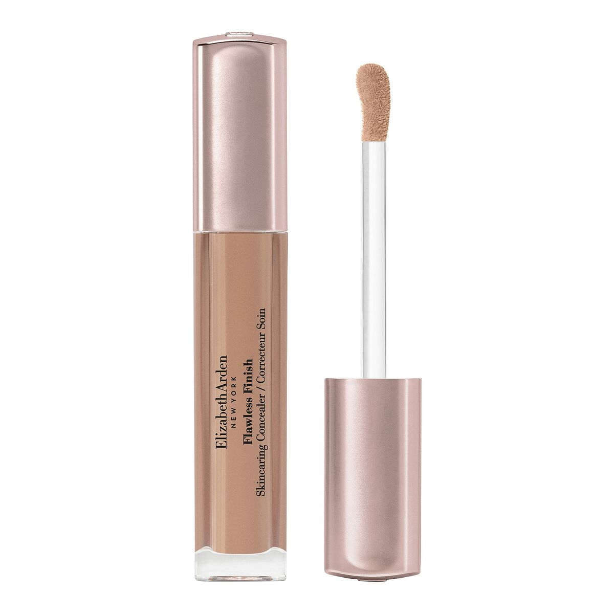 Correcteur facial Elizabeth Arden Flawless Finish Nº 7, esthétique unisexe, applicateur inclus, non comédogène.