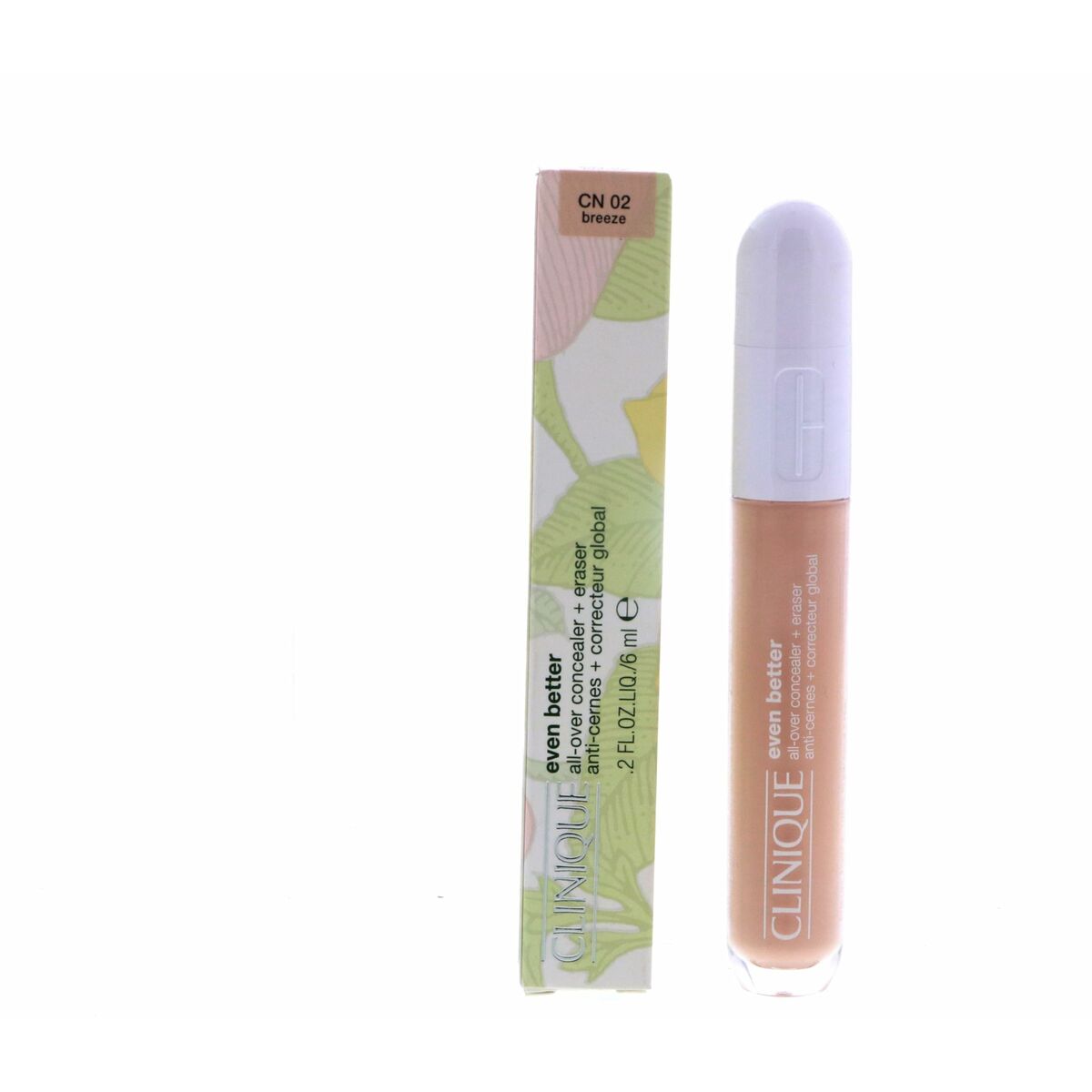 Correcteur facial Clinique Even Better Nº 40-Breeze 3,5 g dans son emballage, soin sans parfum pour les femmes.
