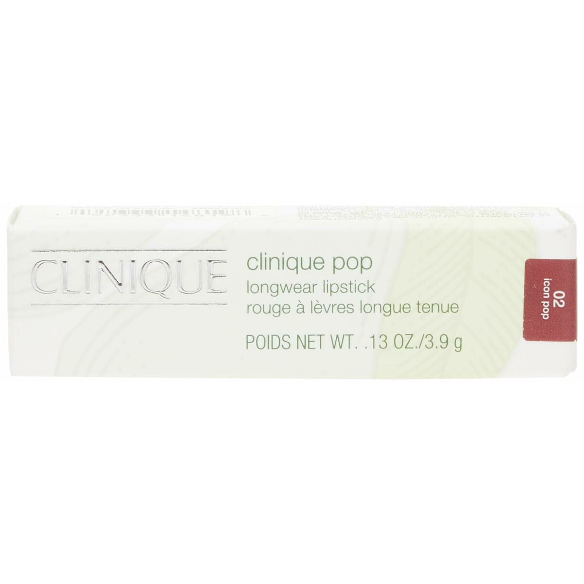 Rouge à lèvres Clinique Pop Longwear, 3,9 g, pour un look séduisant, sans parfum, unisexe.