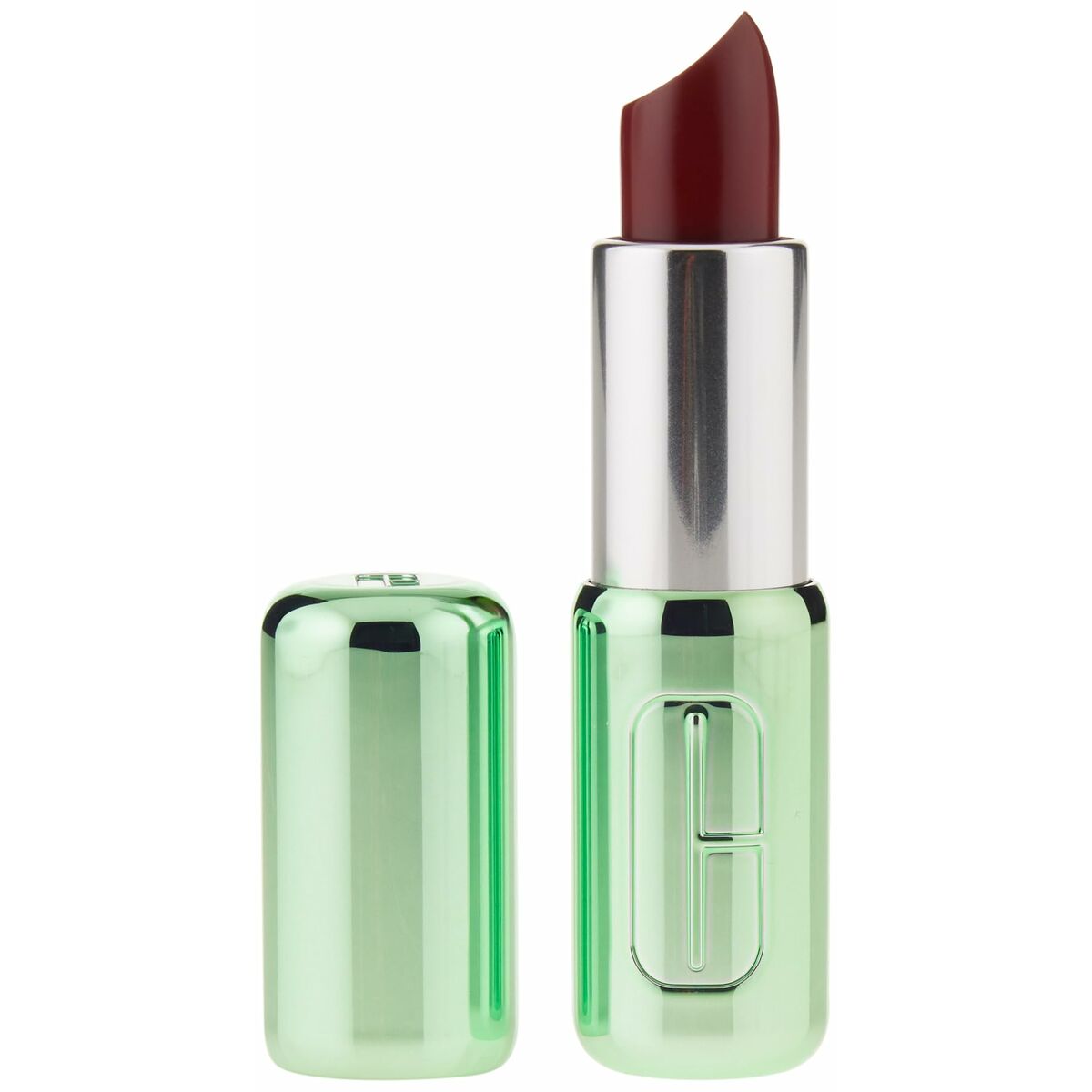 Rouge à lèvres Clinique POP LONGWEAR Icon Pop 3,9 g dans un tube vert, couleur iconique.