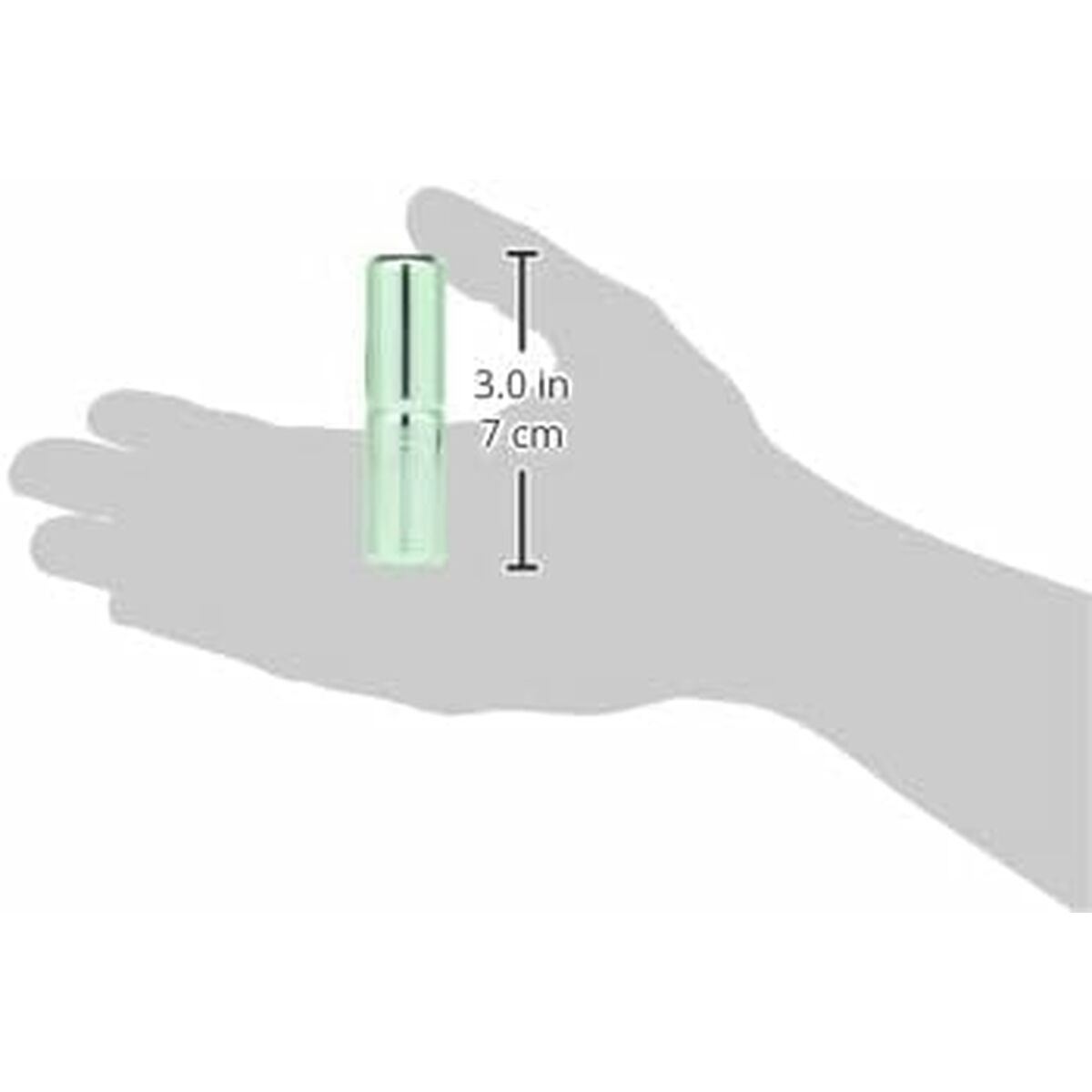 Rouge à lèvres Clinique POP LONGWEAR 3,9 g, montrant sa taille comparée à une main.
