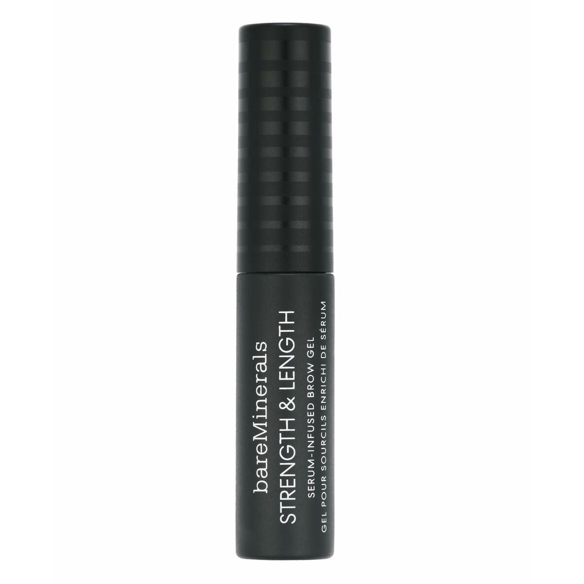 Maquillage pour Sourcils bareMinerals Strength & Length Chesnut 5 ml, gel cosmétique végan pour sourcils.