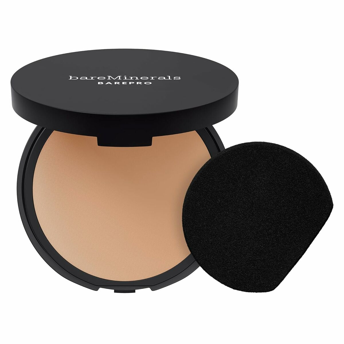 Set de Maquillage bareMinerals BAREPRO avec poudre minérale et éponge, vegan et hypoallergénique.