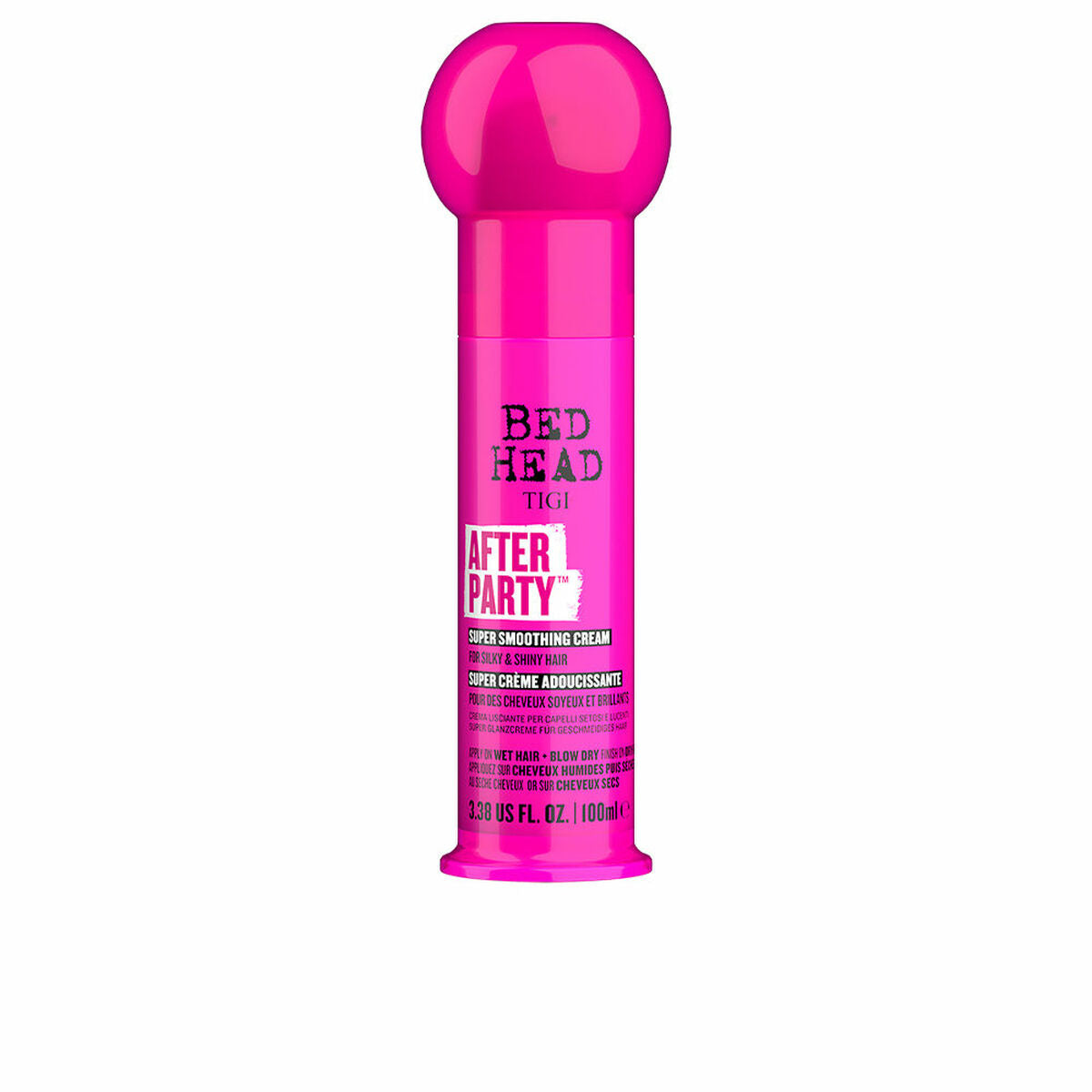 Crème stylisant Tigi Bed Head After Party 100 ml, idéale pour tous les types de cheveux, super lissant et unisexe.
