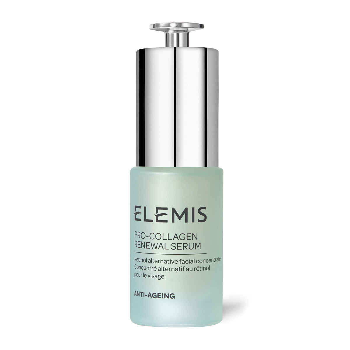 Sérum facial anti-âge Elemis Pro-Collagen Renewal 15 ml, concentré alternatif au rétinol pour tous les types de peau.