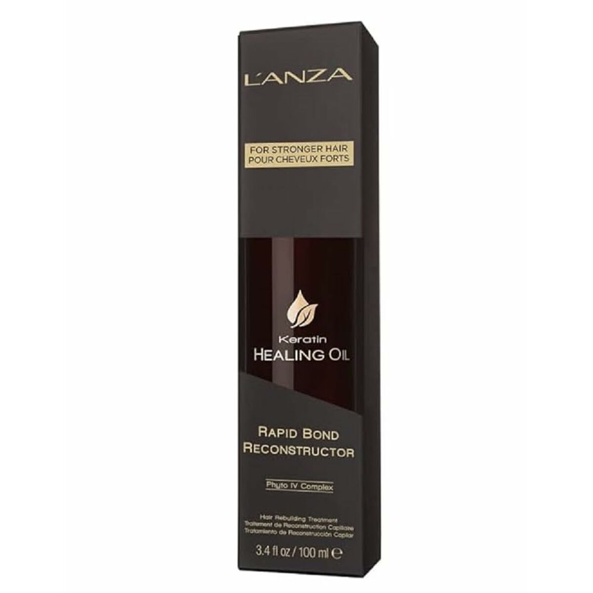 Crème stylisant L'ANZA Keratin Healing Oil 100 ml, pour cheveux abîmés, reconstruction rapide et soin intensif.