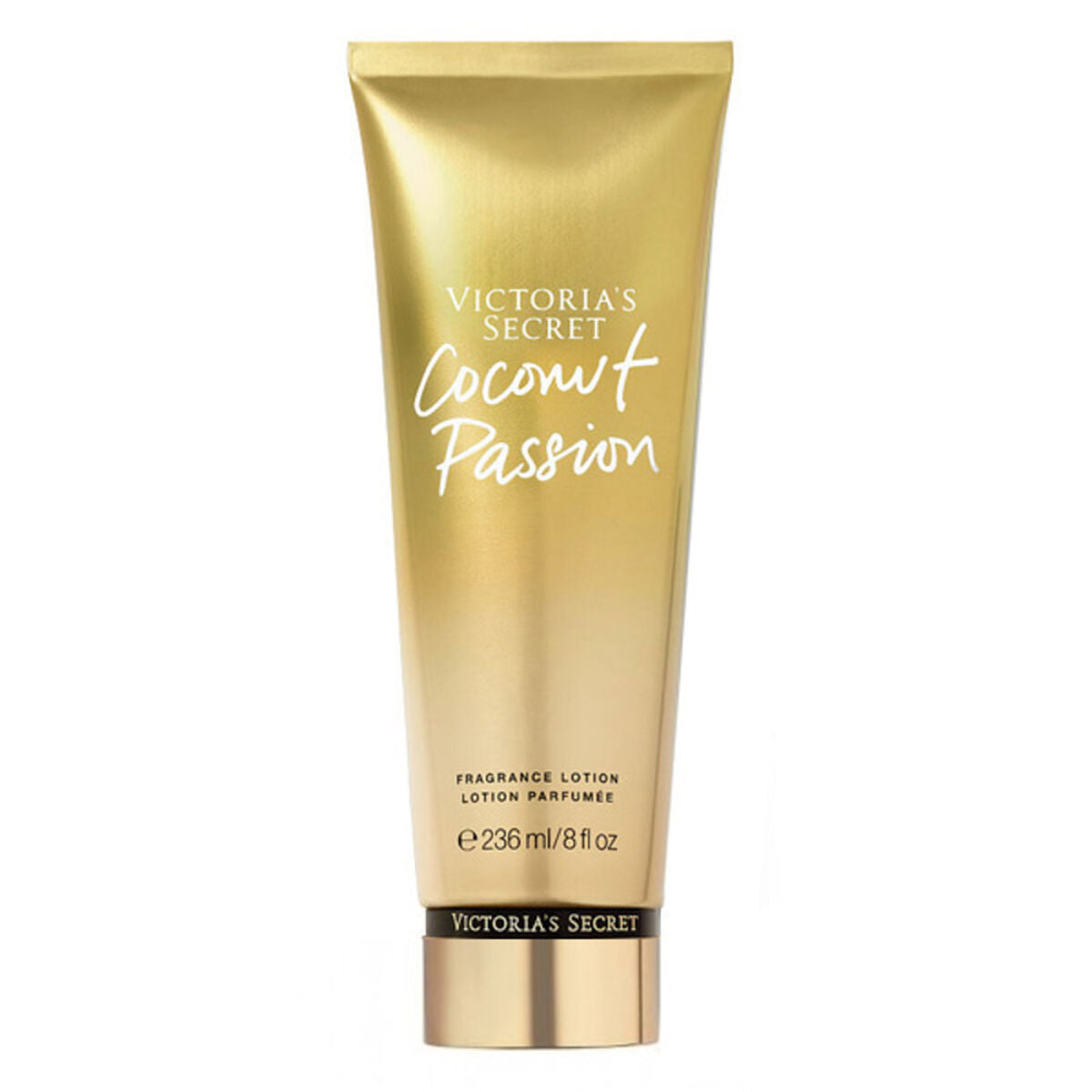 Victoria's Secret Coconut Passion body lotion tube, 236 ml, moisturizing fragrance for all skin types.