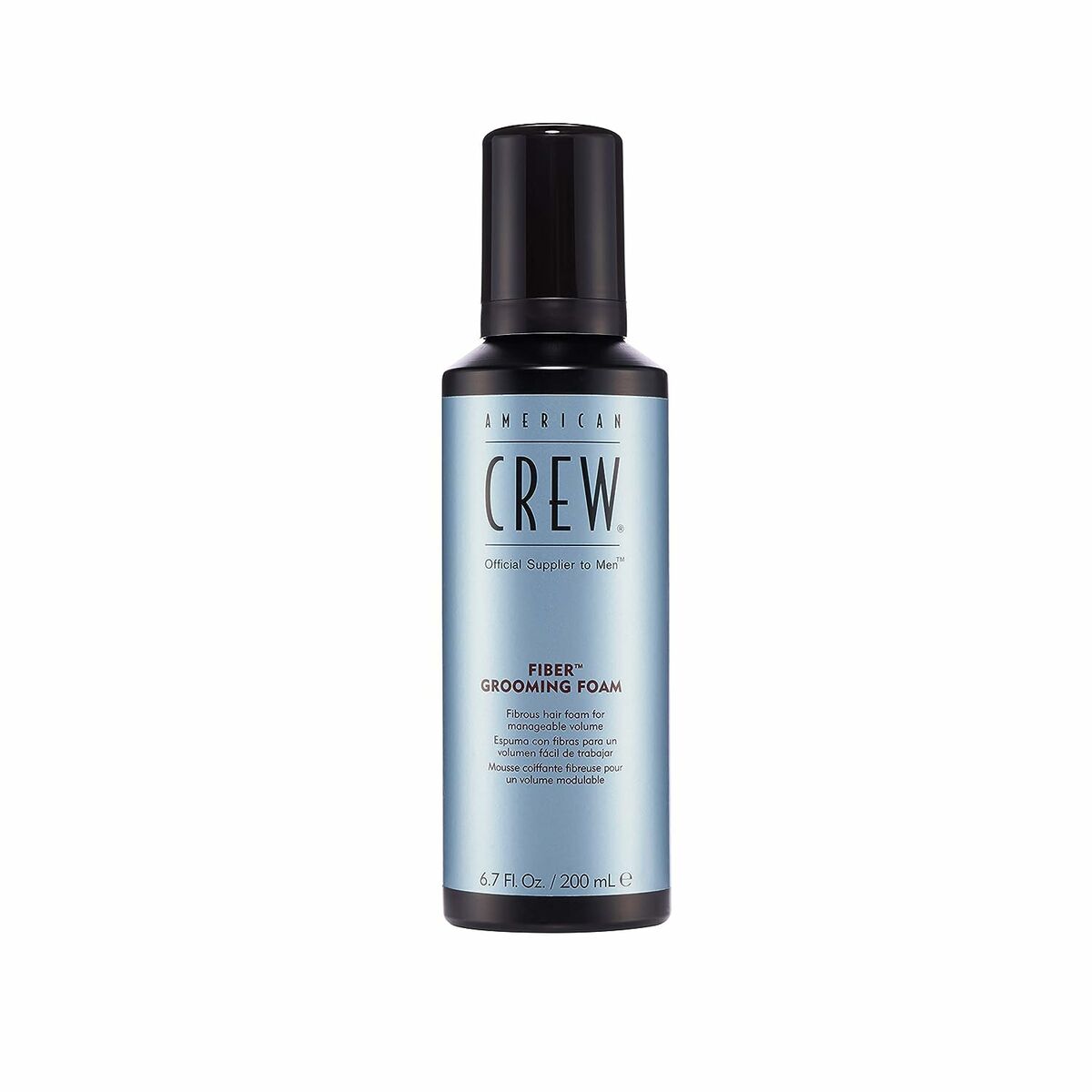 Mousse volumatrice American Crew 7258694000, 200 ml, pour donner du volume aux cheveux hommes.