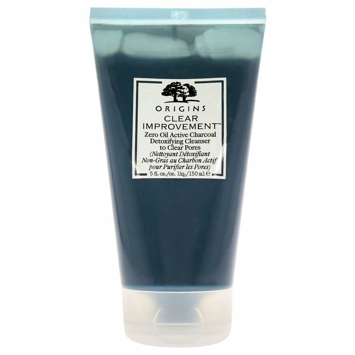 Gel nettoyant visage Origins CLEAR IMPROVEMENT 150 ml, nettoyant détoxifiant aux ingrédients naturels.