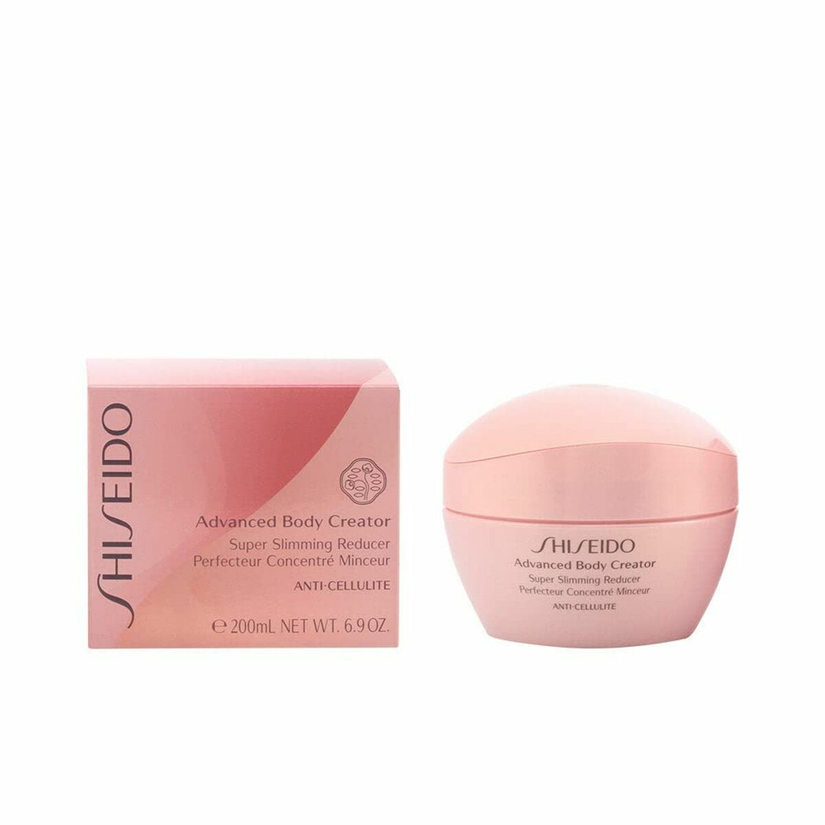 Shiseido Advanced Body Creator Anti-Cellulite 200ml packaging and product image, effective slimming solution for skincare.