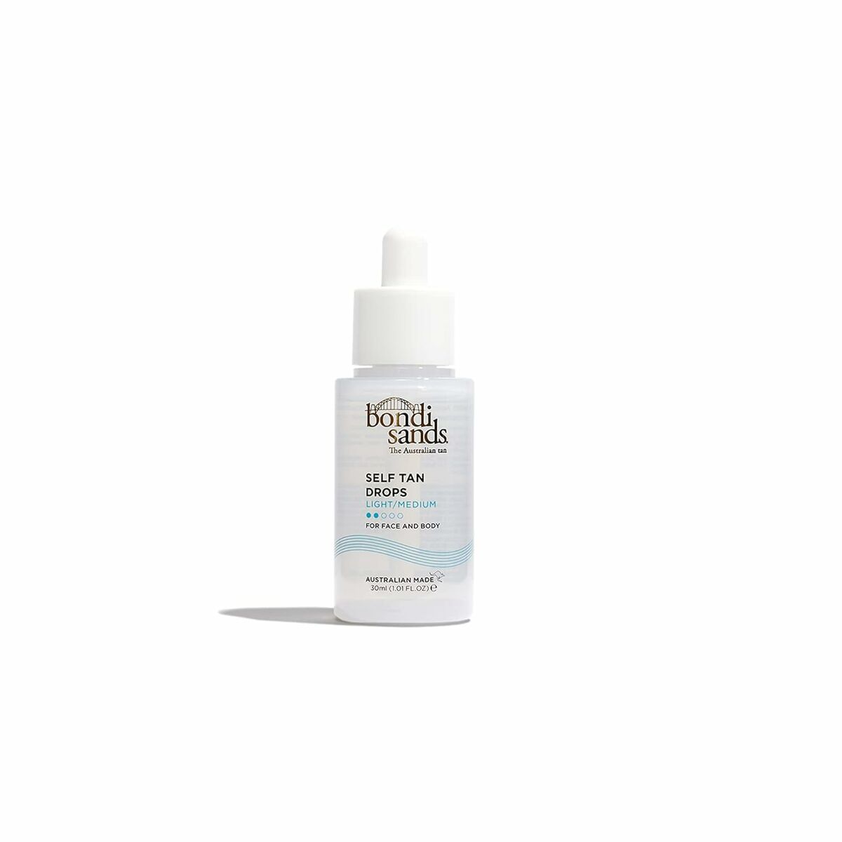 Autobronzant Corporel Bondi Sands Self Tan Drops Light Medium 30 ml pour un bronzage naturel et sain.