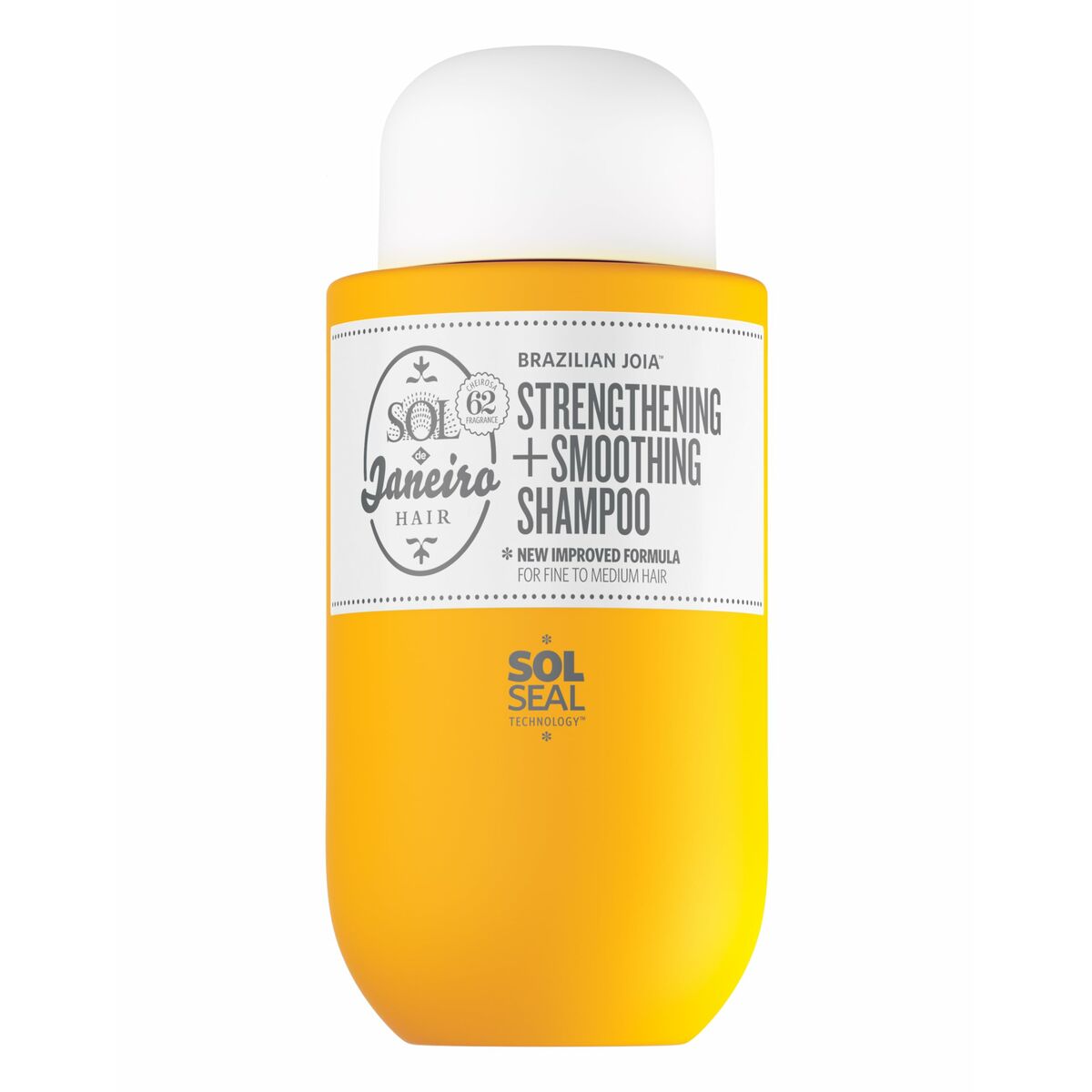 Shampooing lissant Sol De Janeiro BRAZILIAN JOIA 295 ml, vegan, sulfate-free, suitable for all hair types.