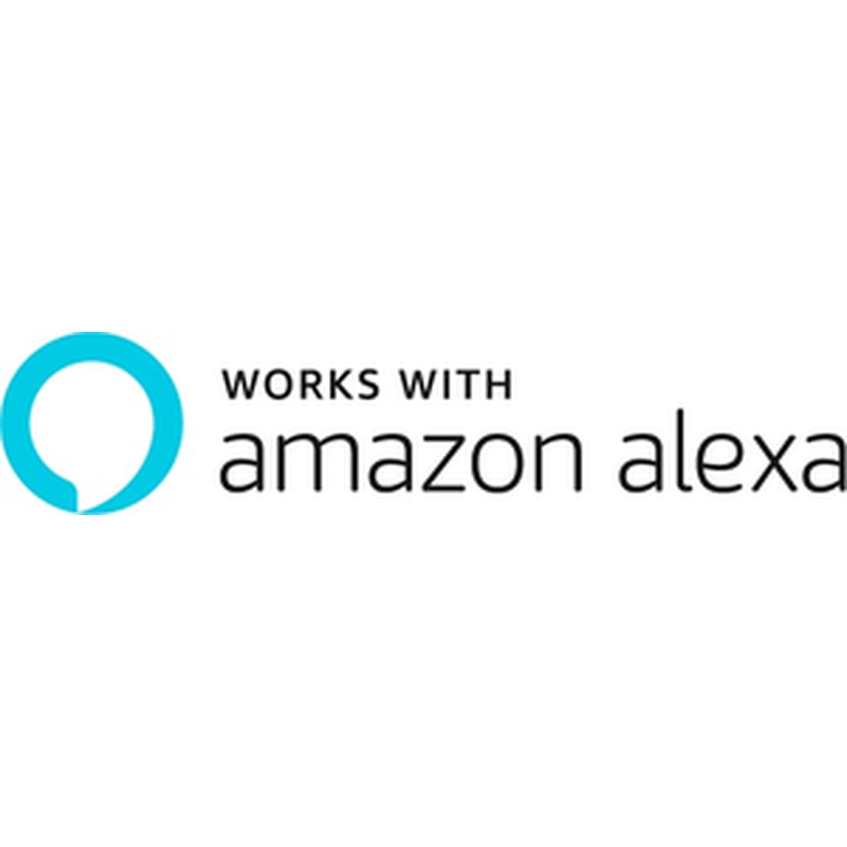 Logo indicating compatibility with Amazon Alexa smart devices.