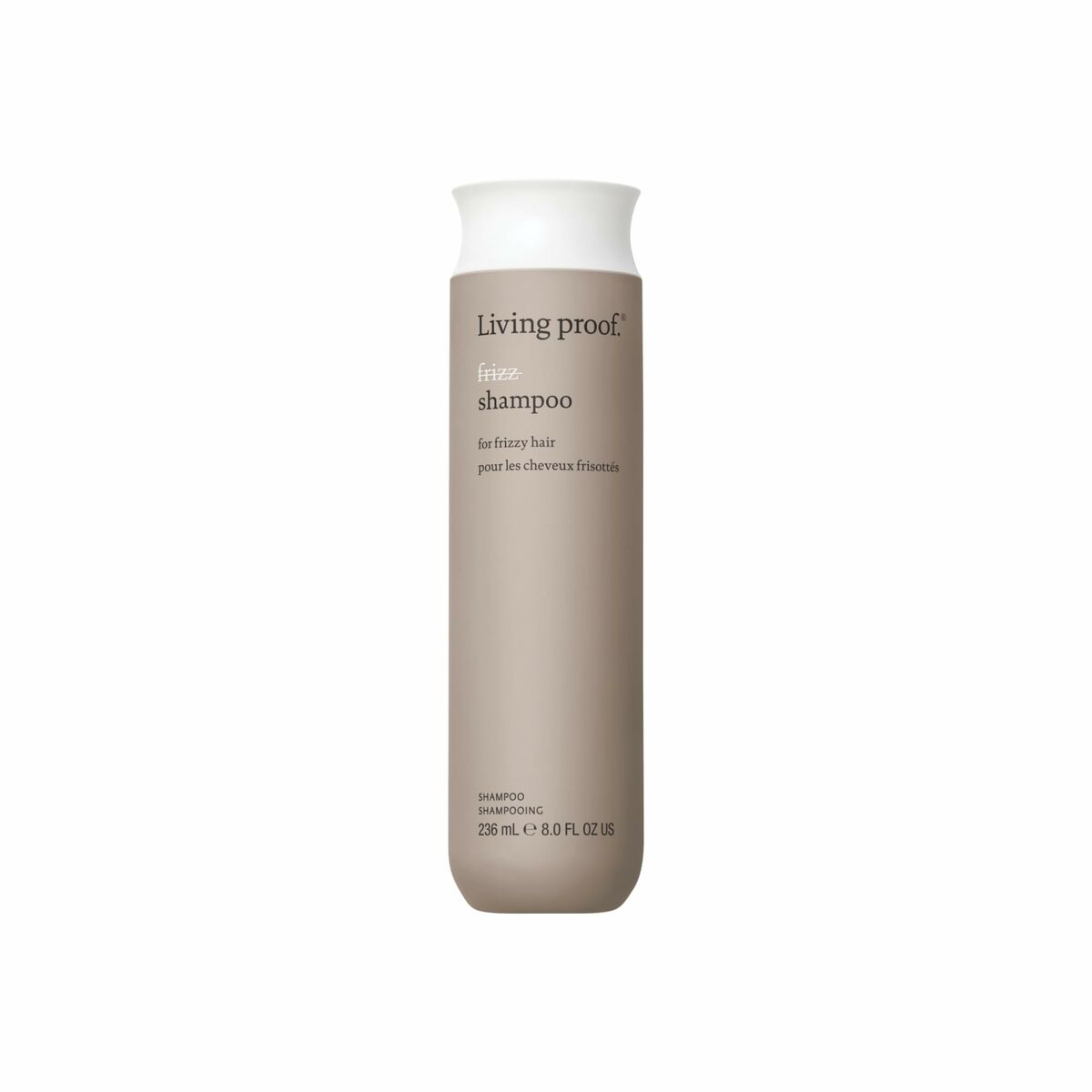 Living Proof NO FRIZZ shampoo 236 ml for frizzy hair, sulfate-free, paraben-free, unisex and cruelty-free.