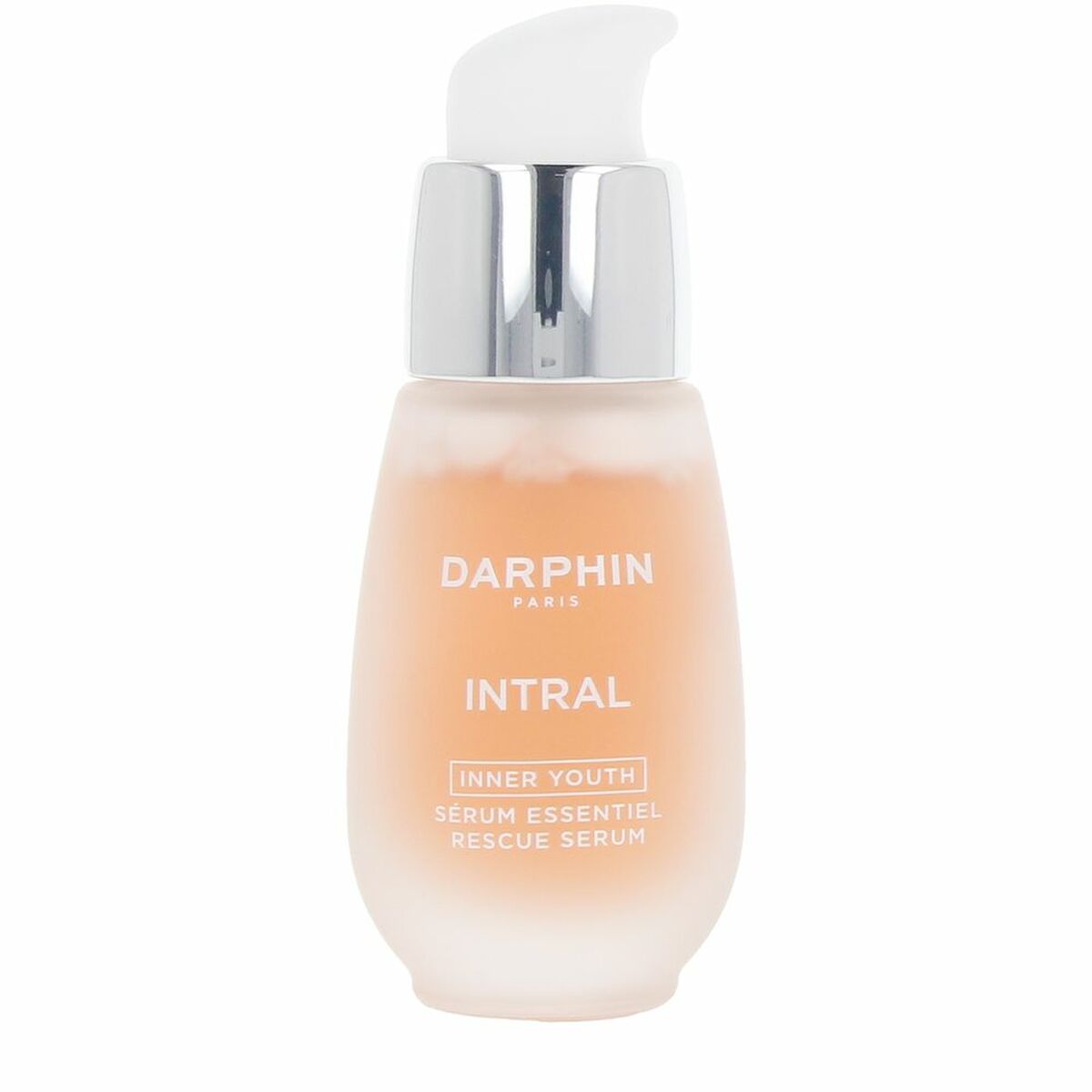Crème visage Darphin INTRAL dans un flacon en verre avec pompe, 15 ml, pour un soin unisexe, hydratation et éclat.