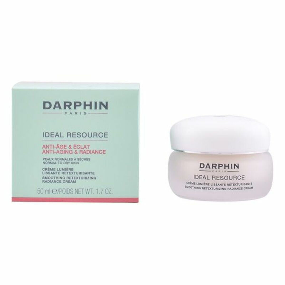 Crème régénératrice anti-rides Darphin I0094327 50 ml, boîte et crème, pour soin anti-âge et éclat de la peau.