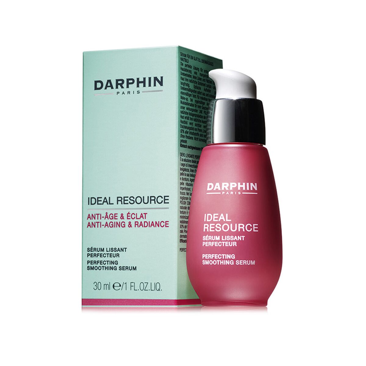 Sérum lissant Darphin Ideal Resource 30 ml, anti-âge et éclat, parfait pour une peau radieuse.
