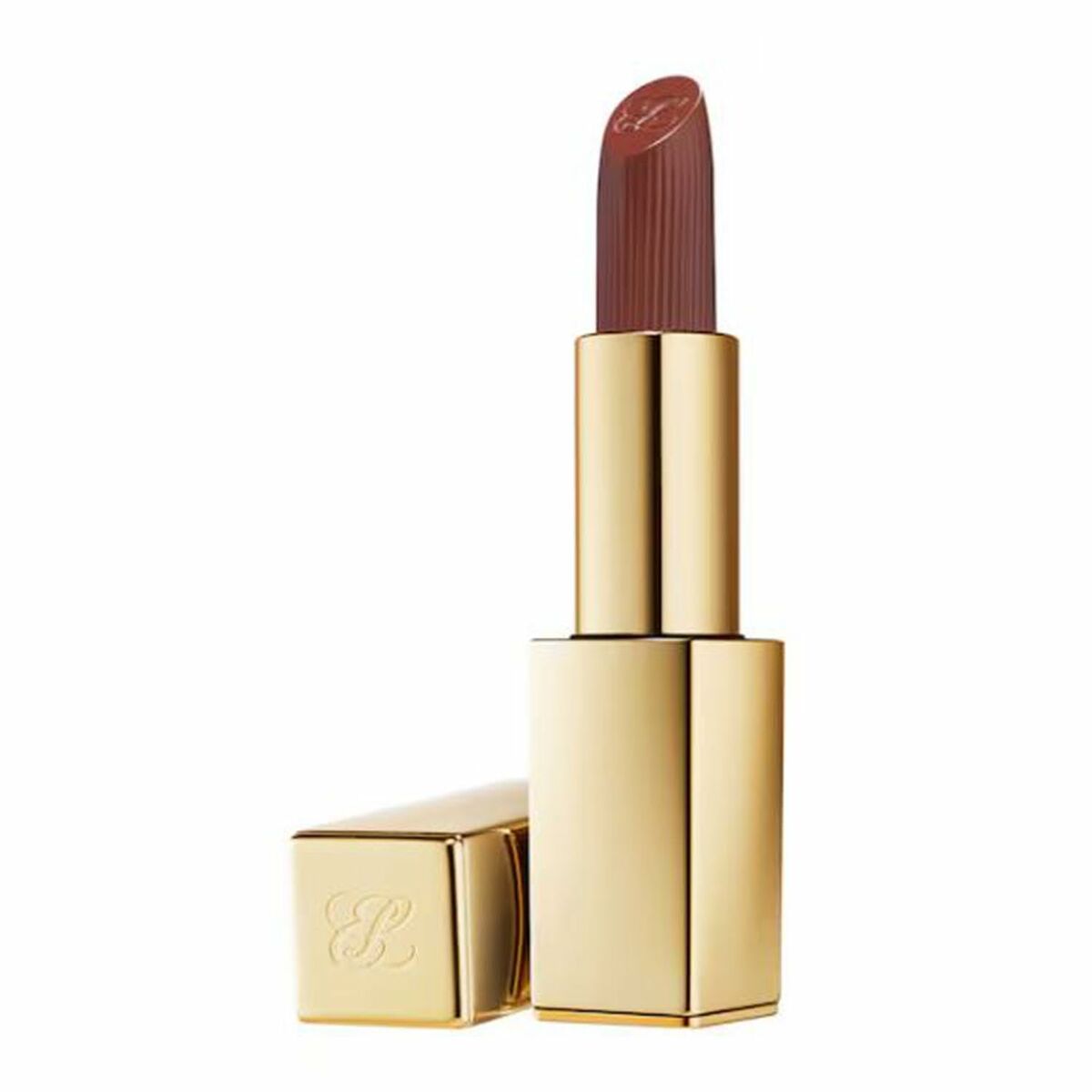 Rouge à lèvres Estee Lauder Pure Color Persuasive 3,5 g en tube doré avec une texture crème.