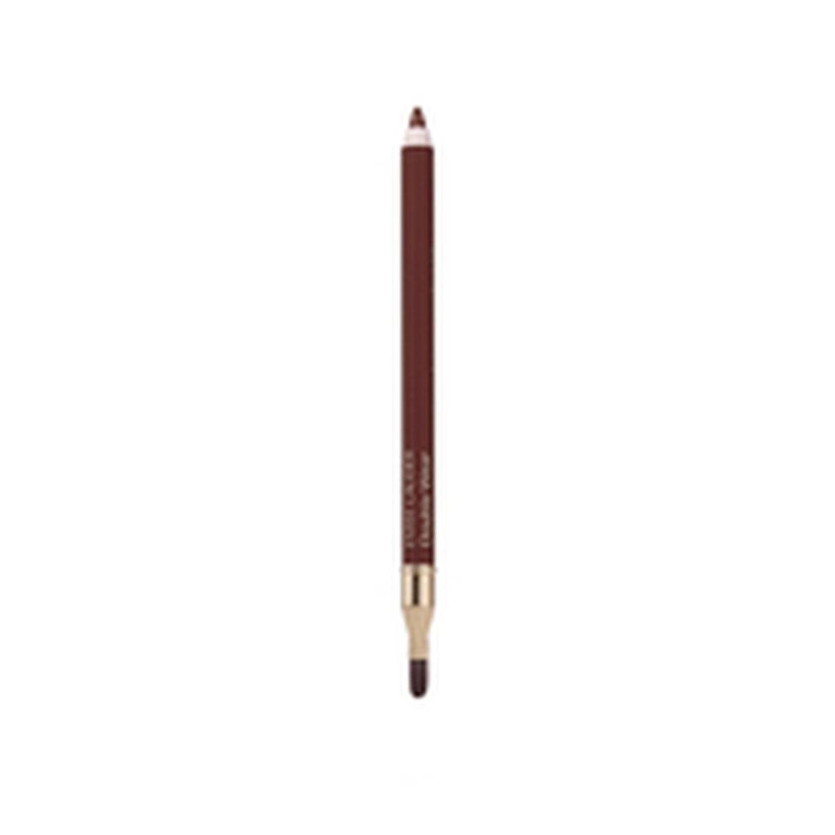 Crayon à lèvres Estee Lauder marron avec embout de mélange, idéal pour définir et accentuer la bouche.