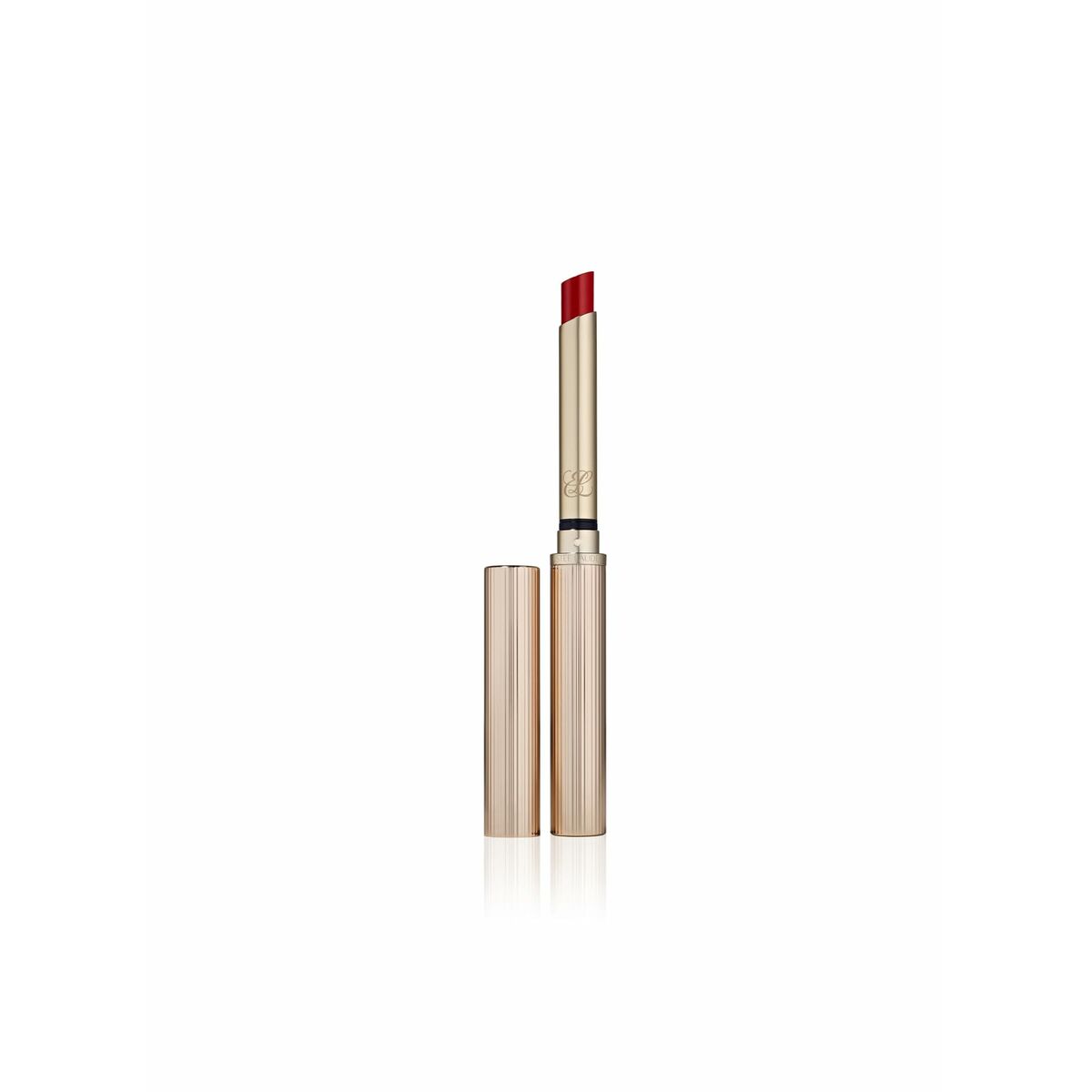 Rouge à lèvres Estee Lauder PURE COLOR Bloody Mary-03 Nº 419-Playtime, un rouge éclatant pour un look audacieux.