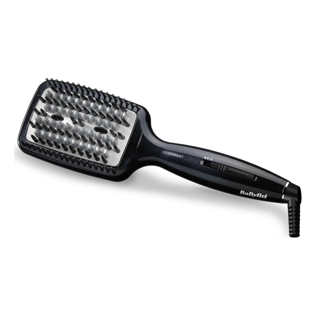 Brosse Babyliss HSB101E Céramique Noir, idéale pour lisser tous les types de cheveux et rehausser votre beauté.