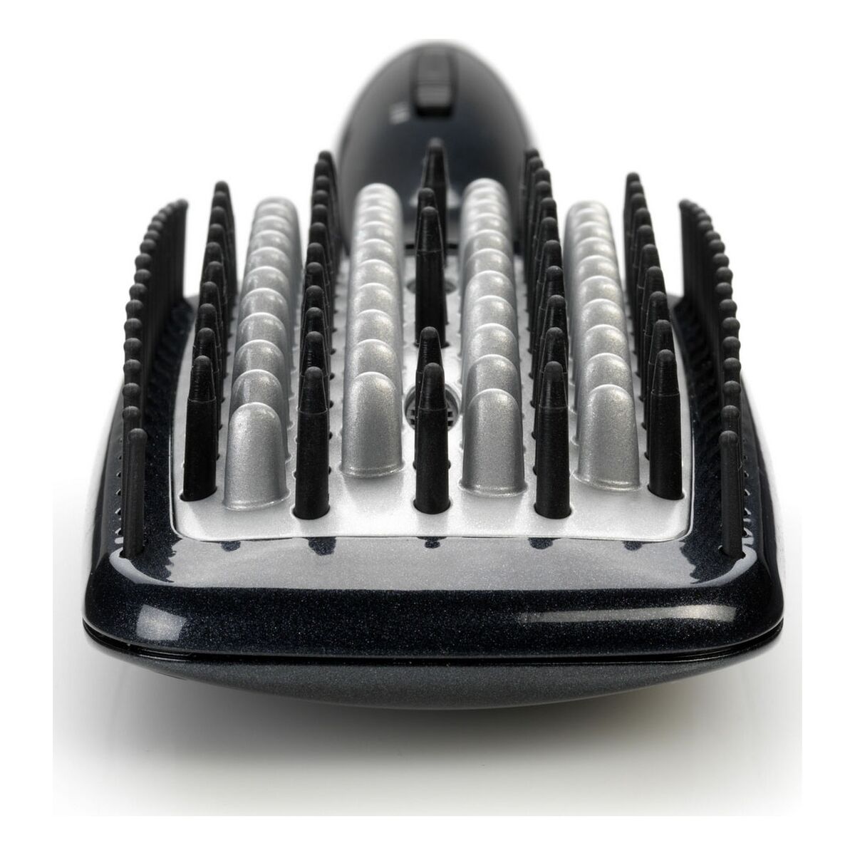 Brosse de lissage Babyliss HSB101E Céramique Noir vue de près avec picots en silicones.