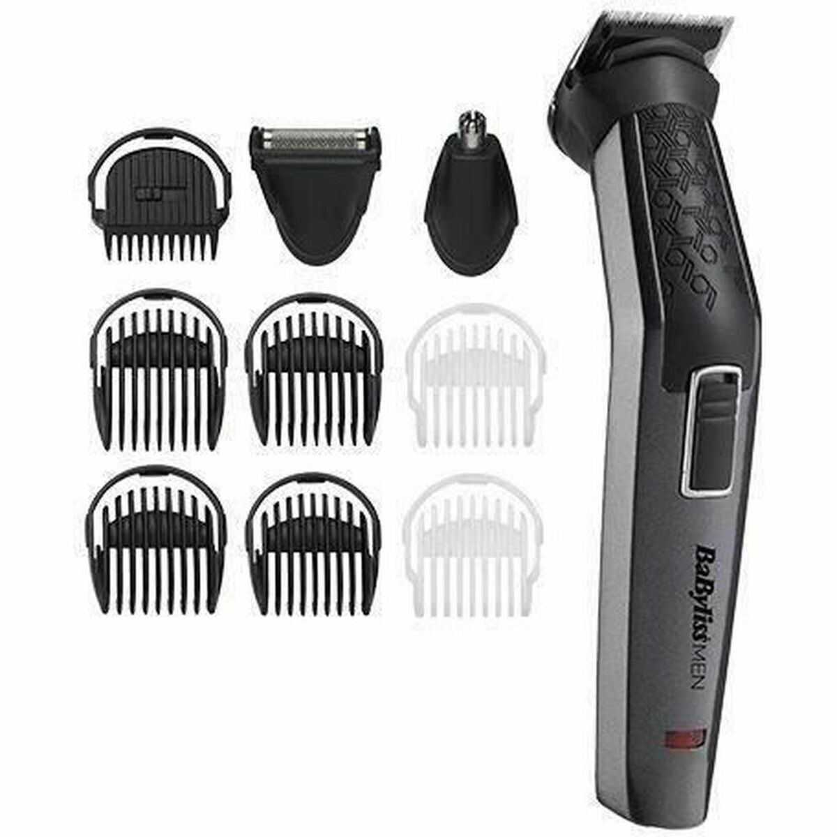 Tondeuse Babyliss MT727E avec accessoires pour une coupe précise et confortable.