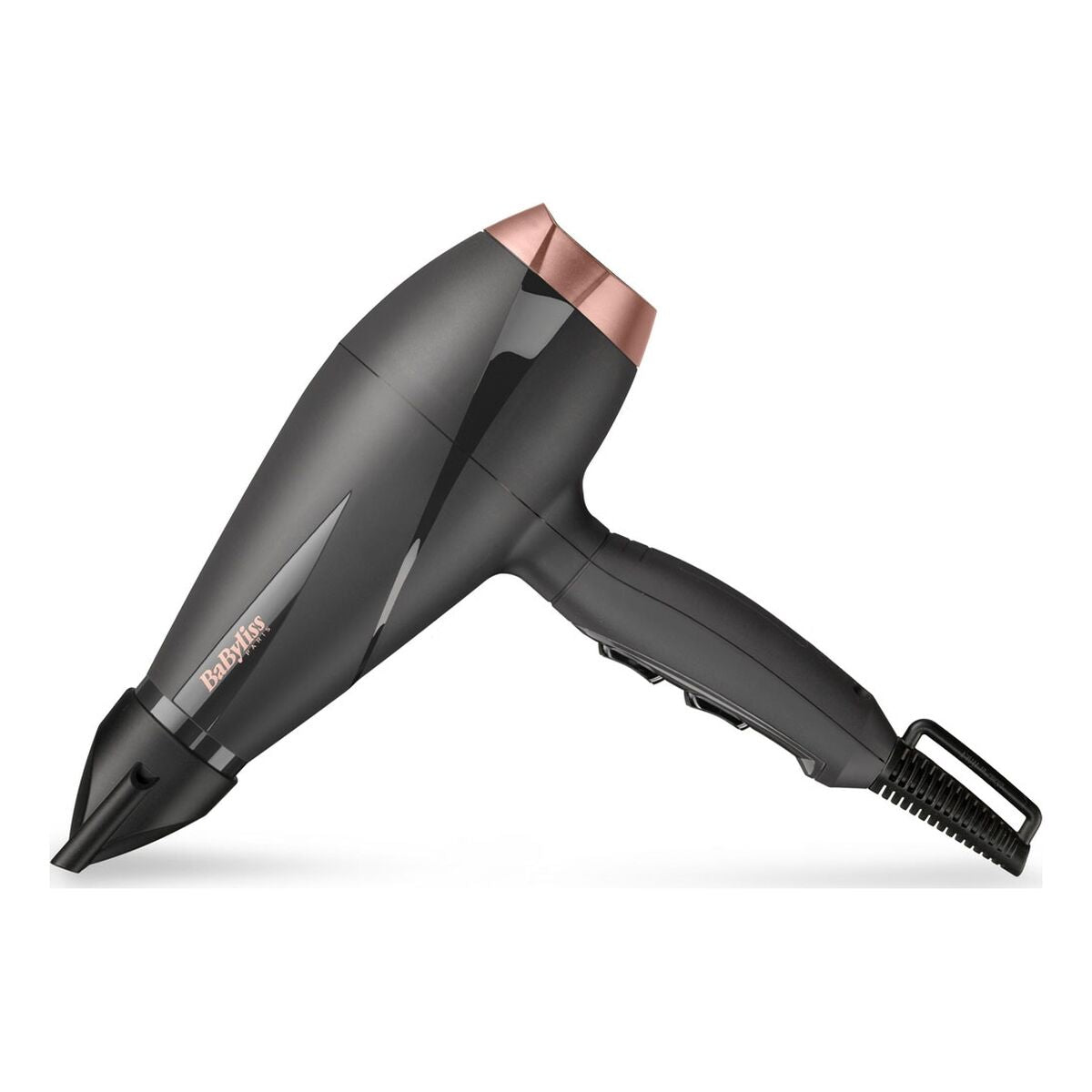 Sèche-cheveux Babyliss 6709DE 2100 W Noir Gris foncé avec fonction ionique et câble rotatif 360º.