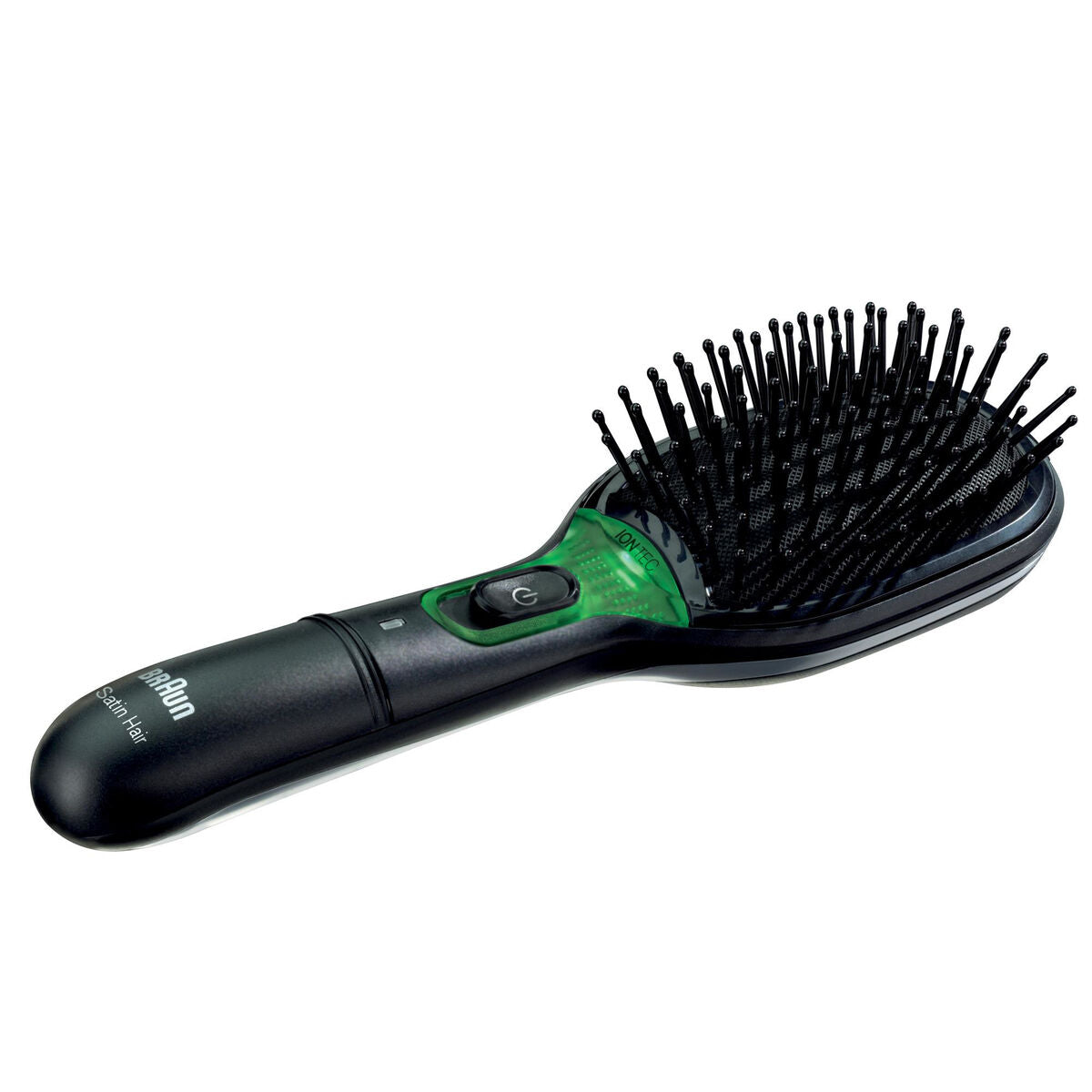 Brosse de Lissage Braun BR710E Noir, accessoire de coiffure électrique pour un coiffage lisse et élégant.