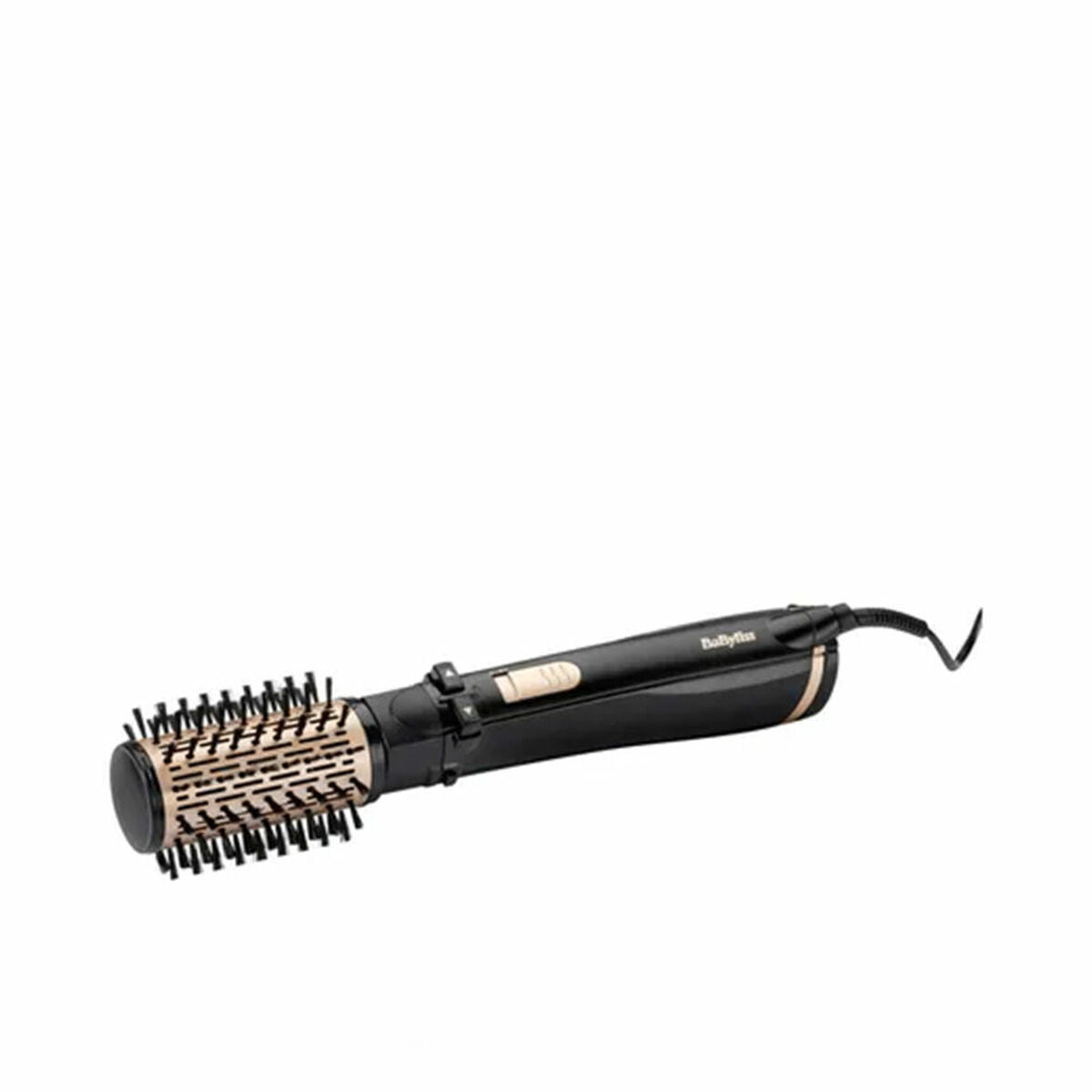 Tondeuse Babyliss AS962E, unisexe, prise EU, outil de coiffure tendance avec brosse intégrée, design noir et doré.