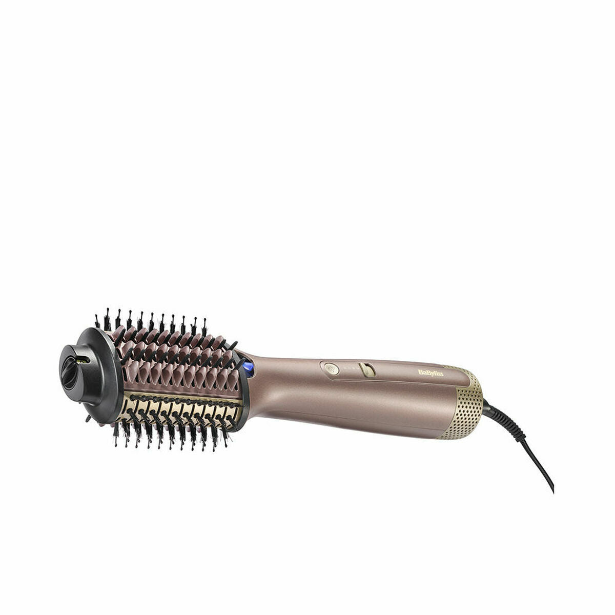 Brosse à coiffer Babyliss AS95E en Noir Champagne, 1000W, idéale pour coiffer cheveux humides ou secs.