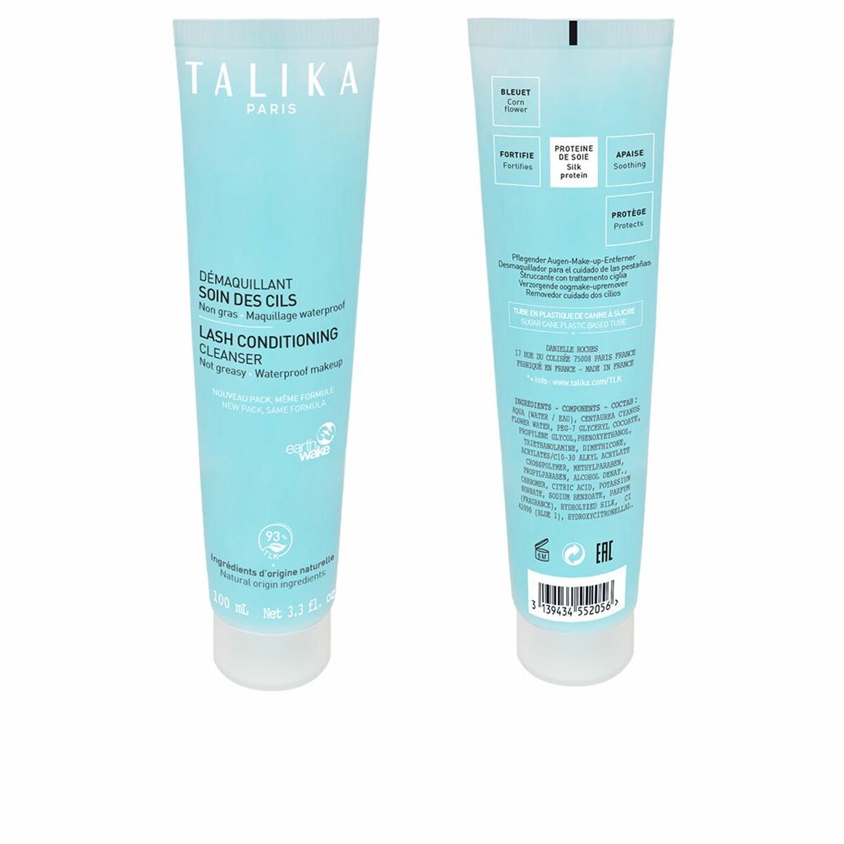 Conditionneur pour sourcils Talika Onglets 120 ml, cosmétique unisexe pour des sourcils renforcés et stylisés.