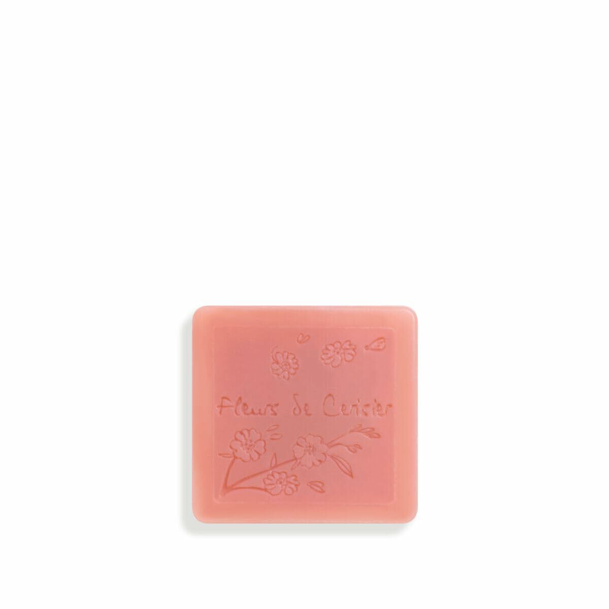 Gel de douche L'Occitane en Provence Fleurs de Cerisier, 50 g, savon rose avec motif floral.