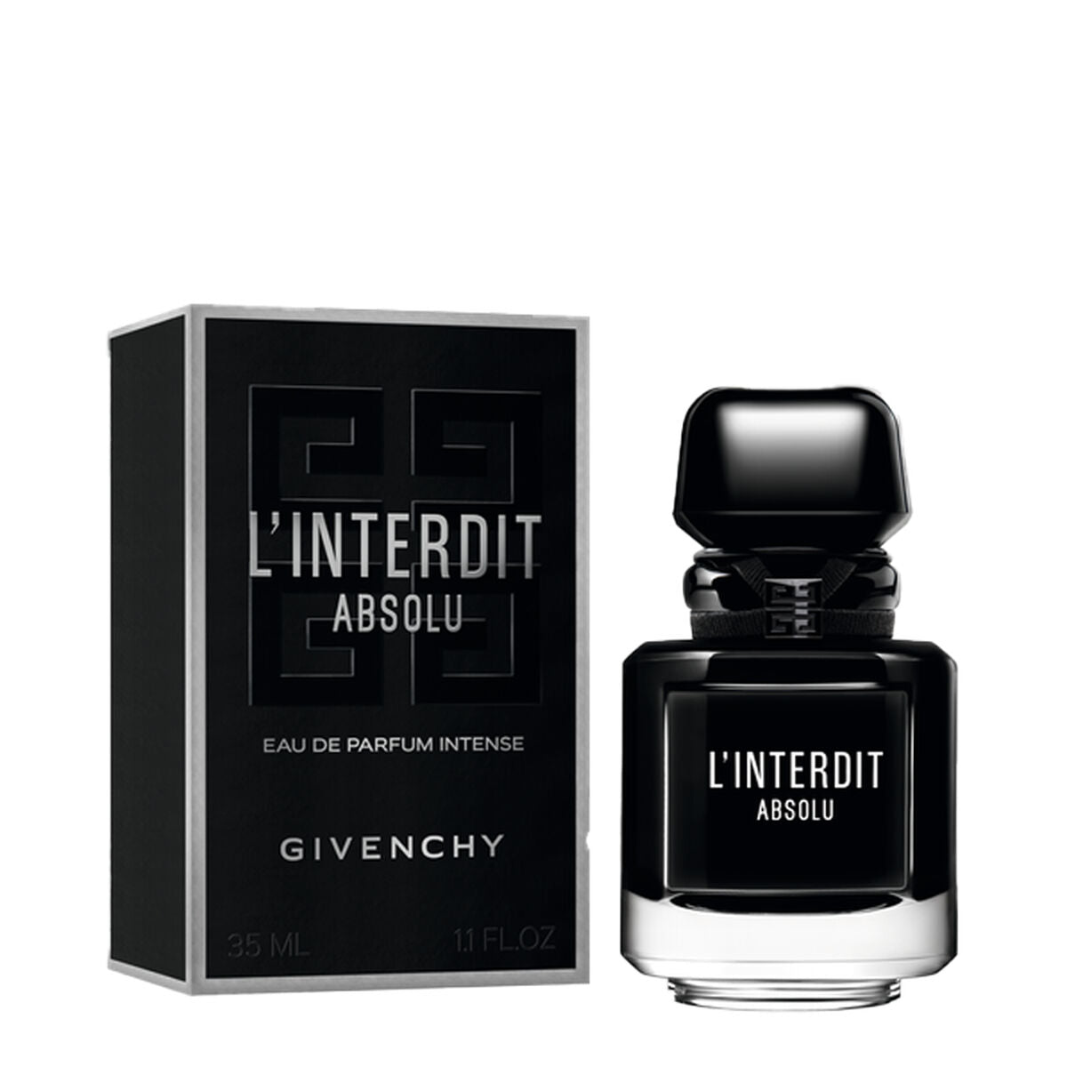 Givenchy L'Interdit Absolu 35 ml perfume bottle with elegant black packaging.