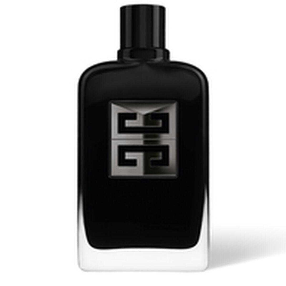 Givenchy Gentleman Society 200 ml perfume bottle, showcasing a sleek black design with the iconic logo.