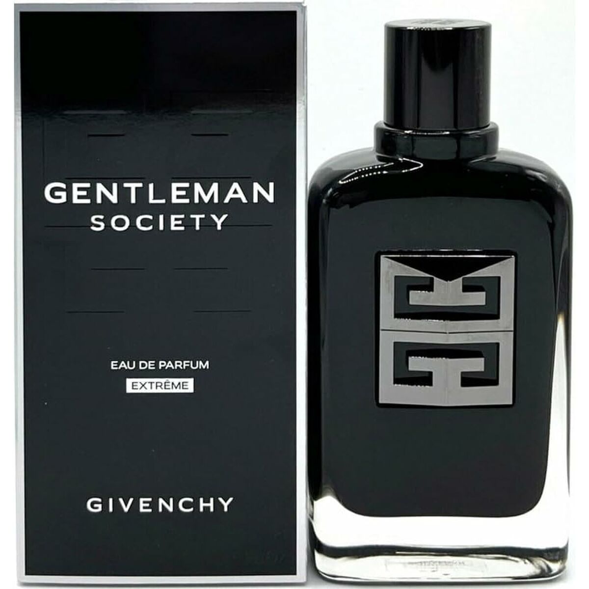 Givenchy Gentleman Society 200 ml men's perfume bottle with sleek black packaging.