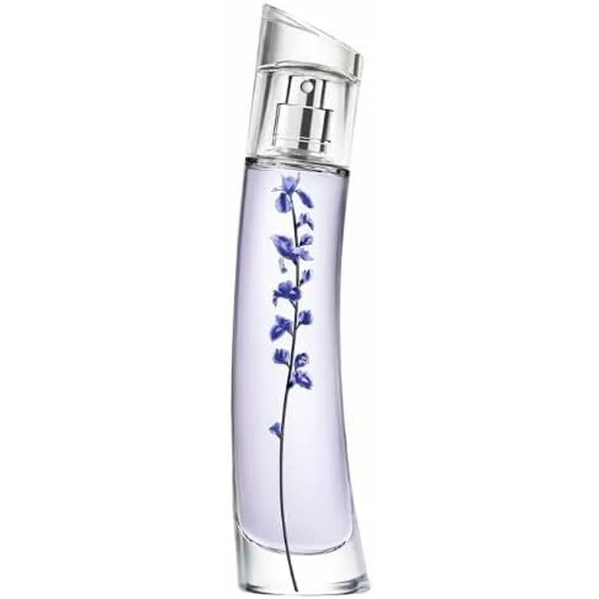 Parfum Femme Kenzo FLOWER BY KENZO EDP EDT 40 ml avec flacon stylisé et fleur de couleur violette.