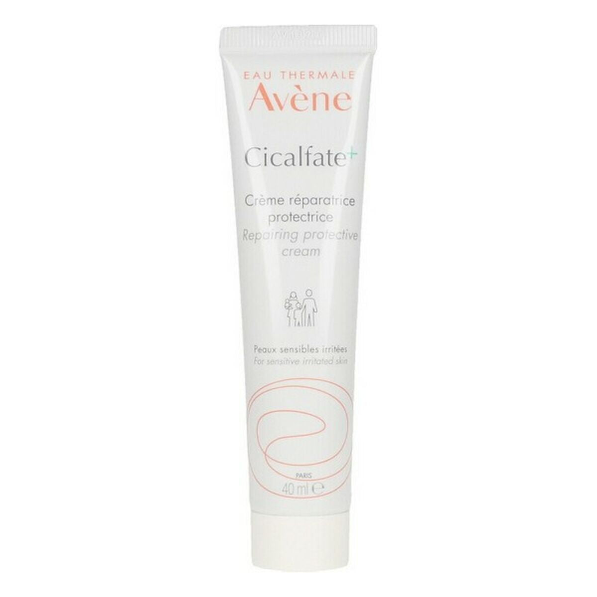 Lotion corporelle Avene Cicalfate+ crème réparatrice pour peau sensible, 40ml, soin hydratant pour peaux sèches.