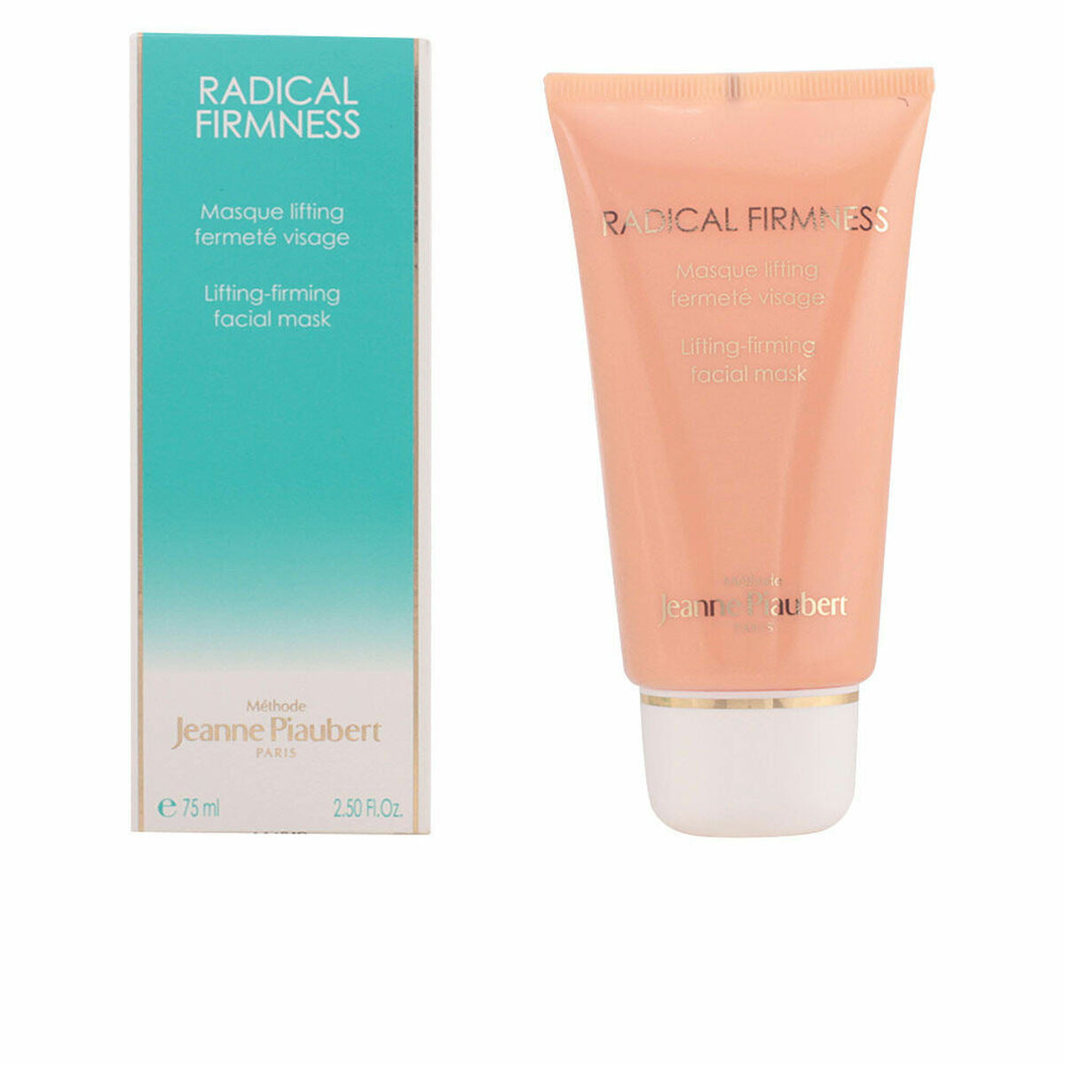 Masque anti-taches Jeanne Piaubert Radical Firmness 75 ml with packaging and tube for lifting-firming facial care.