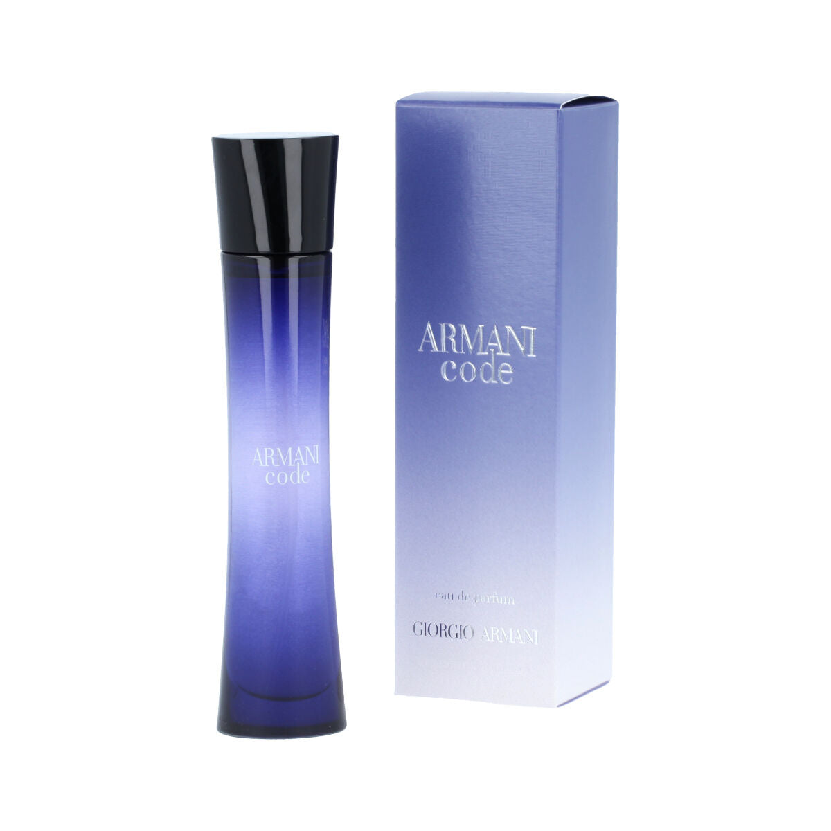 Parfum Femme Armani Code EDP 50 ml, élégant flacon violet avec boîte, parfait pour sublimer votre féminité.