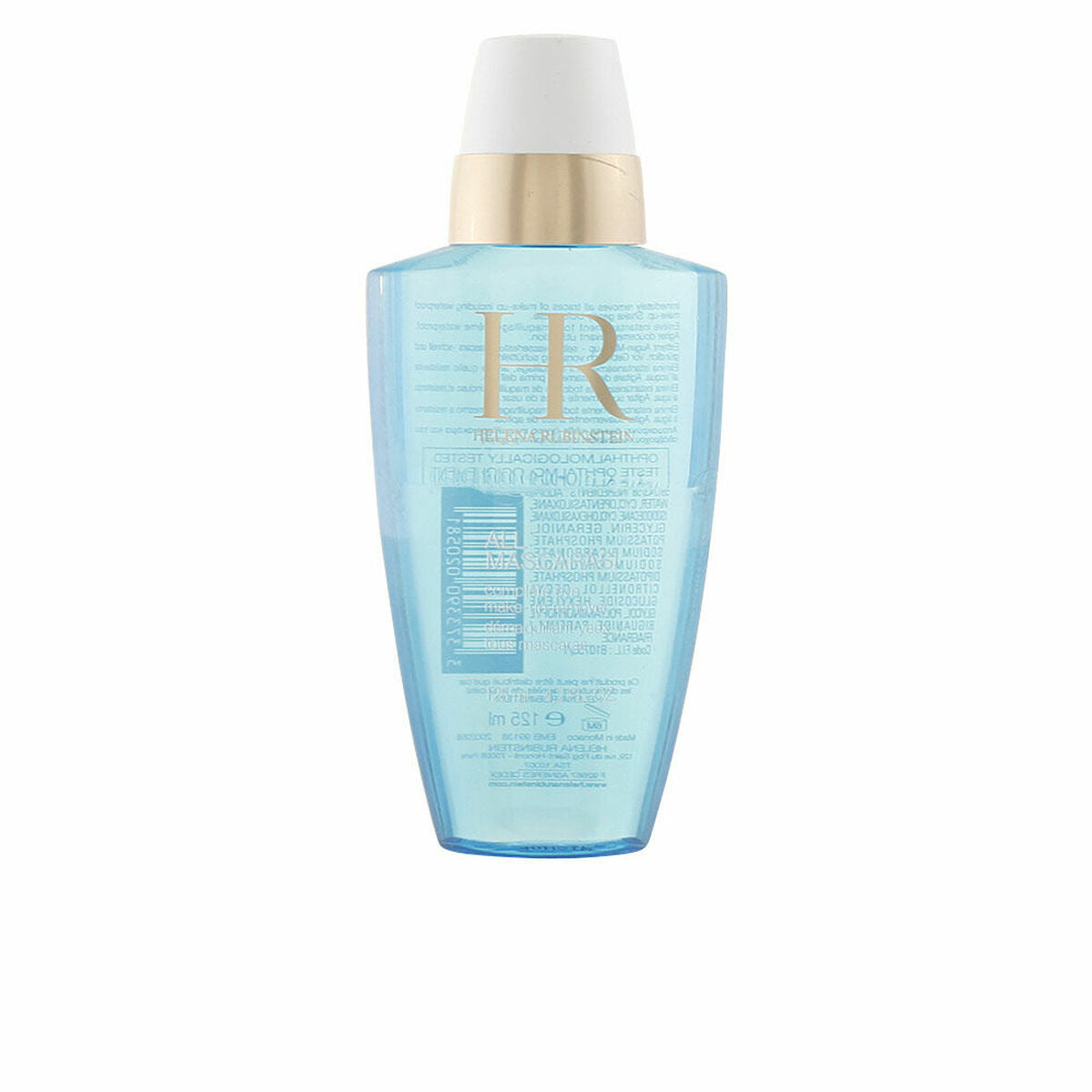 Démaquillant visage Helena Rubinstein 125 ml, flacon bleu, contenant des ingrédients de qualité pour le soin de la peau.